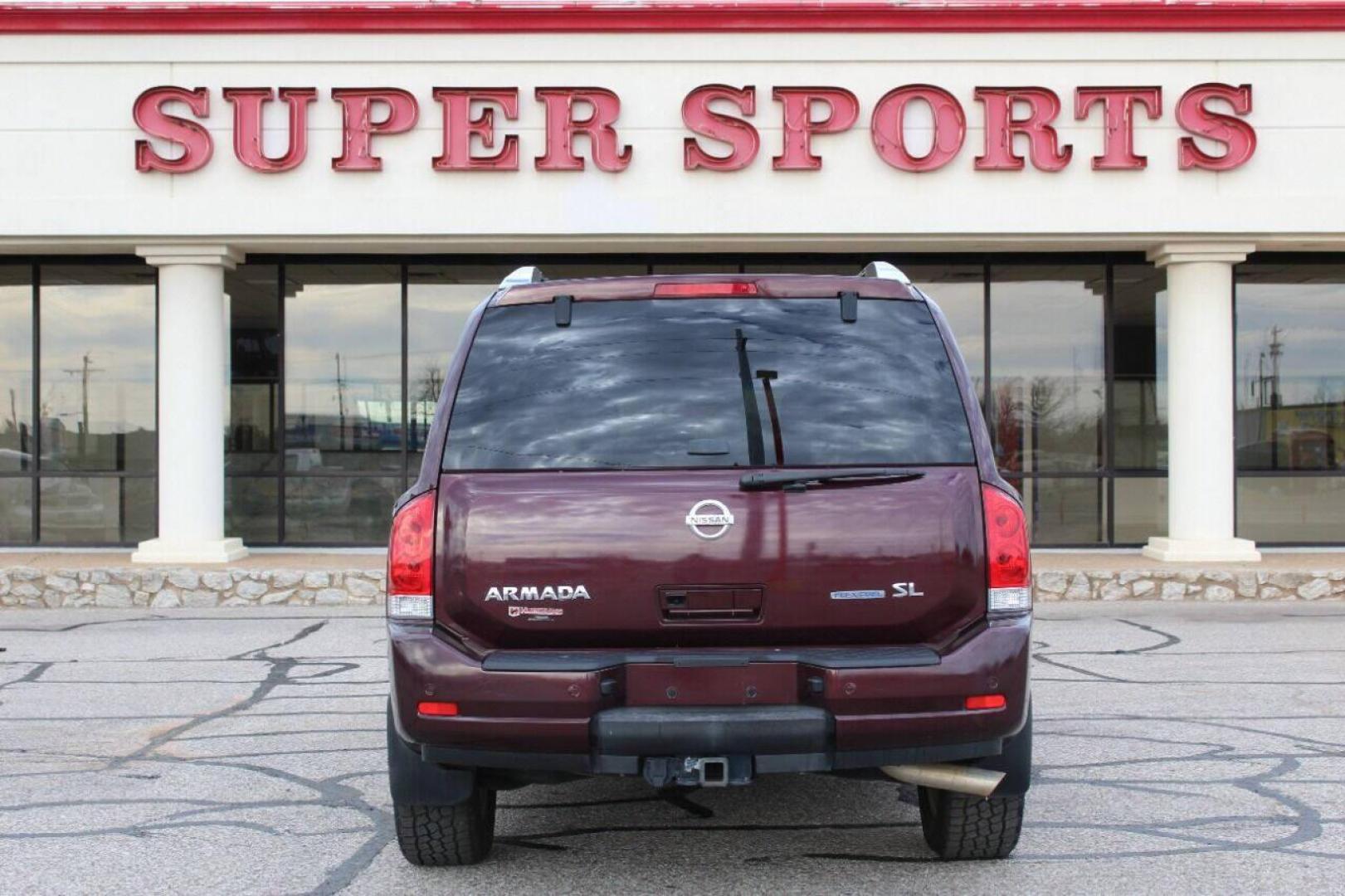 2015 Burgundy Nissan Armada SL 2WD (5N1BA0ND0FN) with an 5.6L V8 DOHC 32V FFV engine, 5-Speed Automatic transmission, located at 4301 NW 39th , Oklahoma City, OK, 73112, (405) 949-5600, 35.512135, -97.598671 - Photo#2