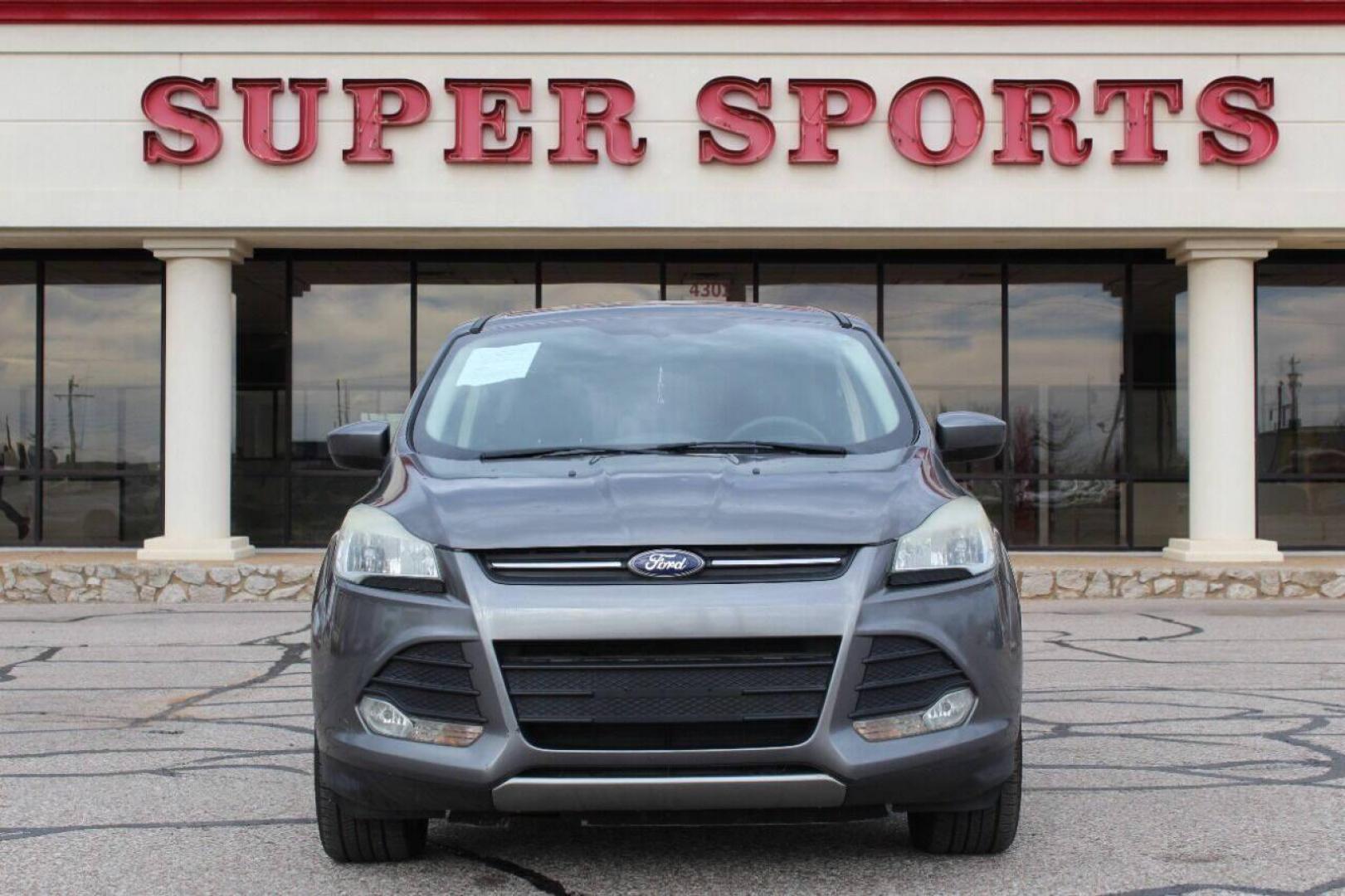 2014 Gray Ford Escape (1FMCU0GX4EU) with an 1.6L I4 Turbocharger 1.6L I4 engine, Automatic 6-Speed transmission, located at 4301 NW 39th , Oklahoma City, OK, 73112, (405) 949-5600, 35.512135, -97.598671 - Photo#0