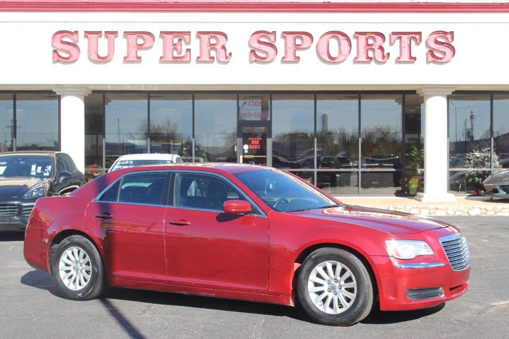 2013 Burgundy Chrysler 300 RWD (2C3CCAAG5DH) with an 3.6L V6 SOHC 24V engine, 8-Speed Automatic transmission, located at 4301 NW 39th , Oklahoma City, OK, 73112, (405) 949-5600, 35.512135, -97.598671 - NO DRIVERS LICENCE NO-FULL COVERAGE INSURANCE-NO CREDIT CHECK. COME ON OVER TO SUPERSPORTS AND TAKE A LOOK AND TEST DRIVE. PLEASE GIVE US A CALL AT (405) 949-5600. NO LICENSIA DE MANEJAR- NO SEGURO DE COBERTURA TOTAL- NO VERIFICACCION DE CREDITO. POR FAVOR VENGAN A SUPERSPORTS, - Photo#0