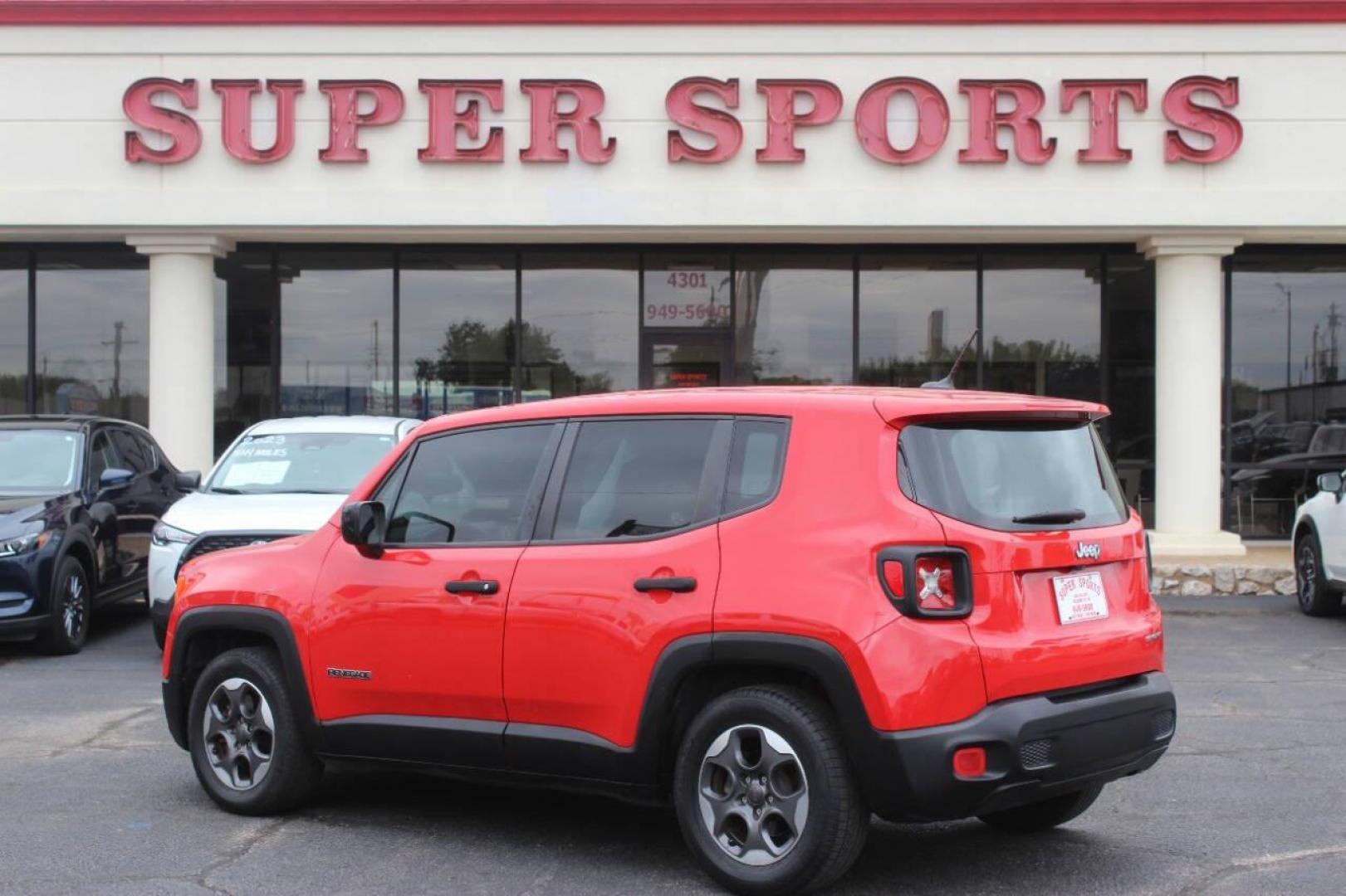 2015 Red Jeep Renegade Sport FWD (ZACCJAAT0FP) with an 2.4L L4 engine, 6-Speed Manual transmission, located at 4301 NW 39th , Oklahoma City, OK, 73112, (405) 949-5600, 35.512135, -97.598671 - NO DRIVERS LICENCE NO-FULL COVERAGE INSURANCE-NO CREDIT CHECK. COME ON OVER TO SUPERSPORTS AND TAKE A LOOK AND TEST DRIVE. PLEASE GIVE US A CALL AT (405) 949-5600. NO LICENSIA DE MANEJAR- NO SEGURO DE COBERTURA TOTAL- NO VERIFICACCION DE CREDITO. POR FAVOR VENGAN A SUPERSPORTS, ECHE UN - Photo#3