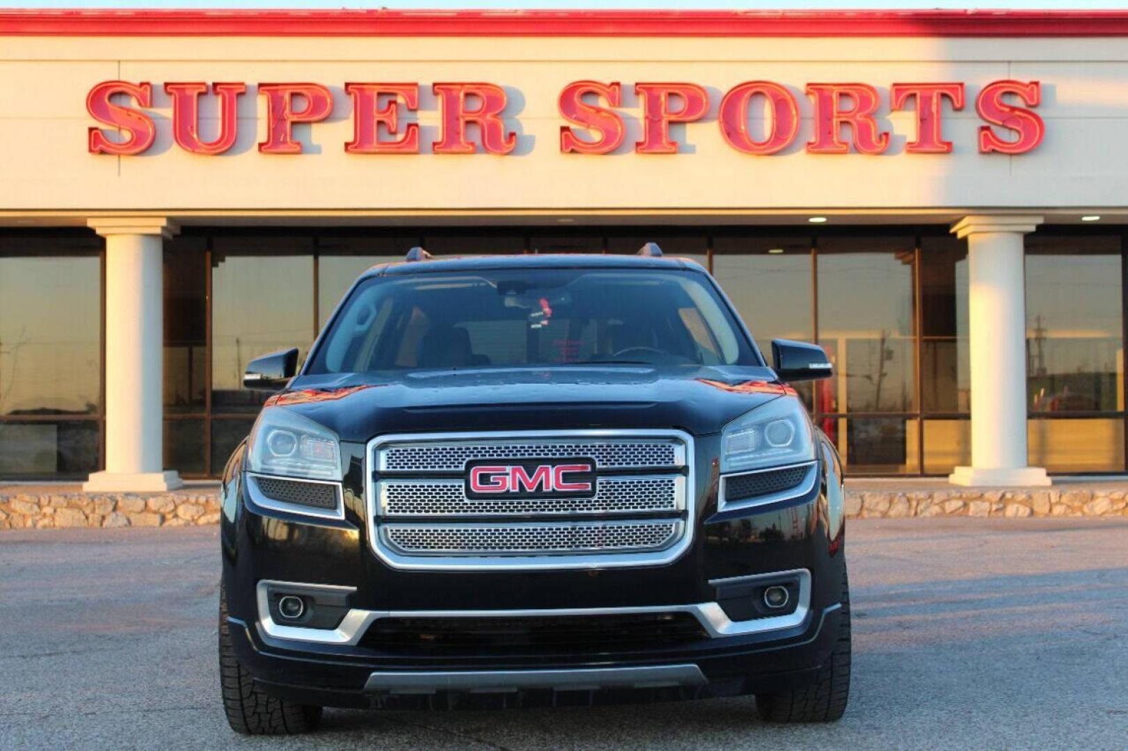 2016 Black GMC Acadia Denali FWD (1GKKRTKD8GJ) with an 3.6L V6 DOHC 24V engine, 6-Speed Automatic transmission, located at 4301 NW 39th , Oklahoma City, OK, 73112, (405) 949-5600, 35.512135, -97.598671 - NO DRIVERS LICENCE - NO FULL COVERAGE INSURANCE - NO CREDIT CHECK. COME ON OVER TO SUPERSPORTS AND TAKE A LOOK AND TEST DRIVE PLEASE GIVE US A CALL AT (405) 949-5600. NO LICENCIA DE MANEJAR - NO SEGURO DE COBERTURA TOTAL - NO VERIFICACION DE CREDITO. POR FAVOR VENGAN A SUPERSPOR - Photo#0