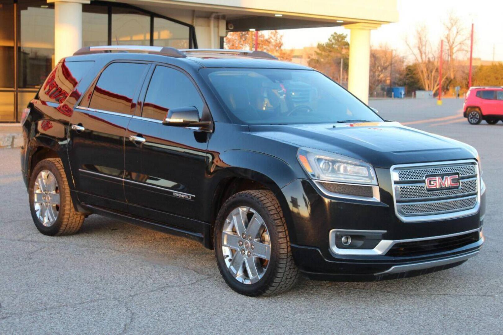 2016 Black GMC Acadia Denali FWD (1GKKRTKD8GJ) with an 3.6L V6 DOHC 24V engine, 6-Speed Automatic transmission, located at 4301 NW 39th , Oklahoma City, OK, 73112, (405) 949-5600, 35.512135, -97.598671 - NO DRIVERS LICENCE - NO FULL COVERAGE INSURANCE - NO CREDIT CHECK. COME ON OVER TO SUPERSPORTS AND TAKE A LOOK AND TEST DRIVE PLEASE GIVE US A CALL AT (405) 949-5600. NO LICENCIA DE MANEJAR - NO SEGURO DE COBERTURA TOTAL - NO VERIFICACION DE CREDITO. POR FAVOR VENGAN A SUPERSPOR - Photo#2