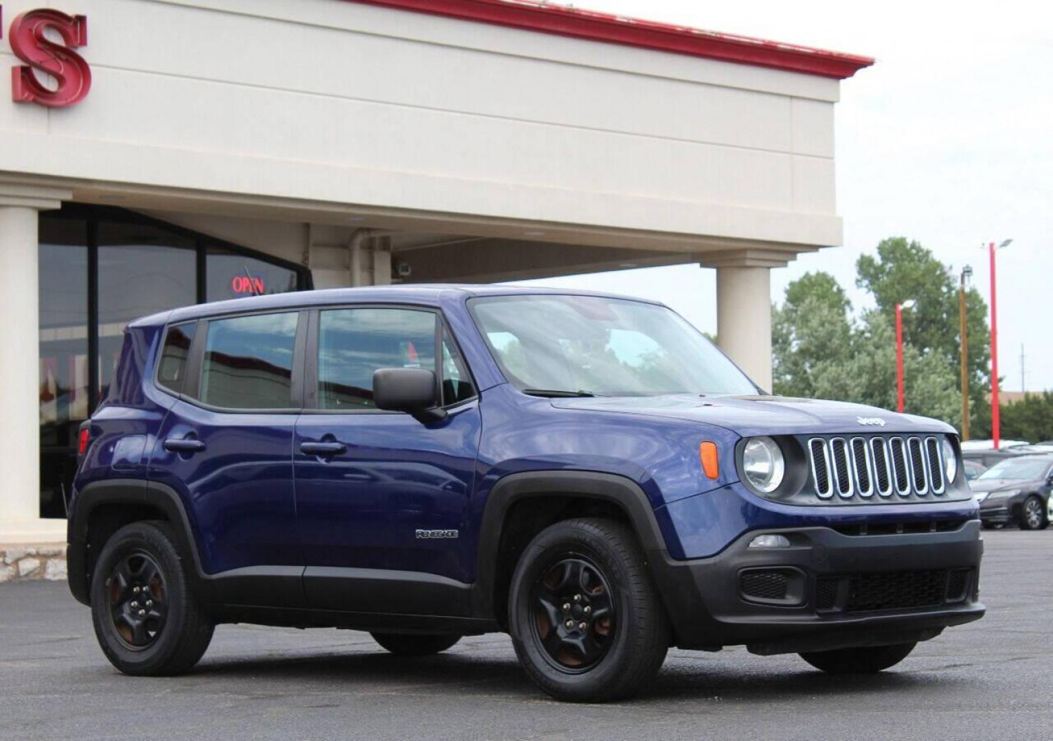 2016 Blue Jeep Renegade Sport FWD (ZACCJAAT3GP) with an 2.4L L4 DOHC 16V engine, 6M transmission, located at 4301 NW 39th , Oklahoma City, OK, 73112, (405) 949-5600, 35.512135, -97.598671 - NO DRIVERS LICENCE NO-FULL COVERAGE INSURANCE-NO CREDIT CHECK. COME ON OVER TO SUPERSPORTS AND TAKE A LOOK AND TEST DRIVE. PLEASE GIVE US A CALL AT (405) 949-5600. NO LICENSIA DE MANEJAR- NO SEGURO DE COBERTURA TOTAL- NO VERIFICACCION DE CREDITO. POR FAVOR VENGAN A SUPERSPORTS, ECHE UN - Photo#0