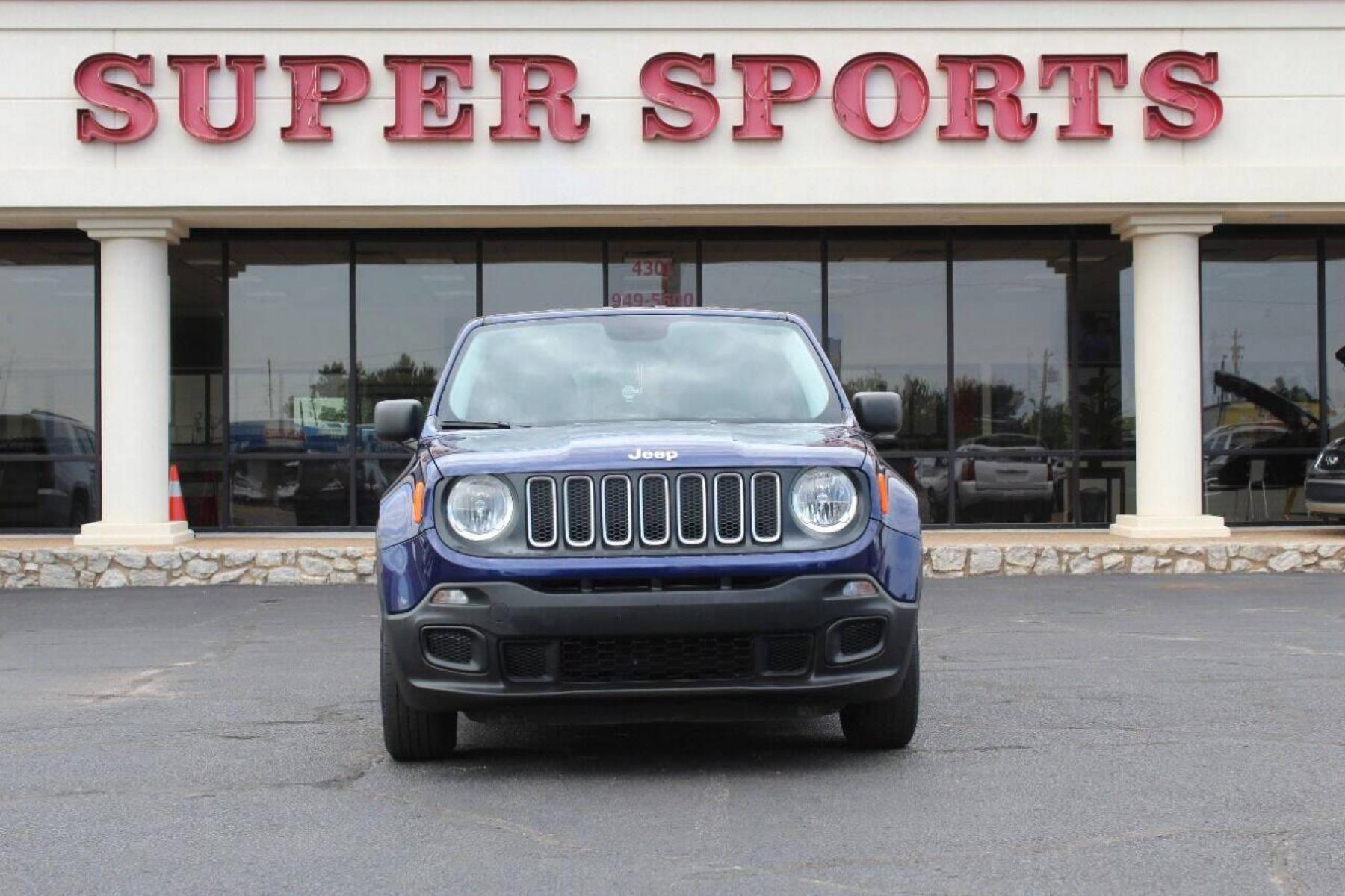2016 Blue Jeep Renegade Sport FWD (ZACCJAAT3GP) with an 2.4L L4 DOHC 16V engine, 6M transmission, located at 4301 NW 39th , Oklahoma City, OK, 73112, (405) 949-5600, 35.512135, -97.598671 - NO DRIVERS LICENCE NO-FULL COVERAGE INSURANCE-NO CREDIT CHECK. COME ON OVER TO SUPERSPORTS AND TAKE A LOOK AND TEST DRIVE PLEASE GIVE US A CALL AT (405) 949-5600. NO LICENSIA DE MANEJAR- NO SEGURO DE COBERTURA TOTAL- NO VERIFICACCION DE CREDITO. POR FAVOR VENGAN A SUPERSPORTS, ECHE UN VI - Photo #0