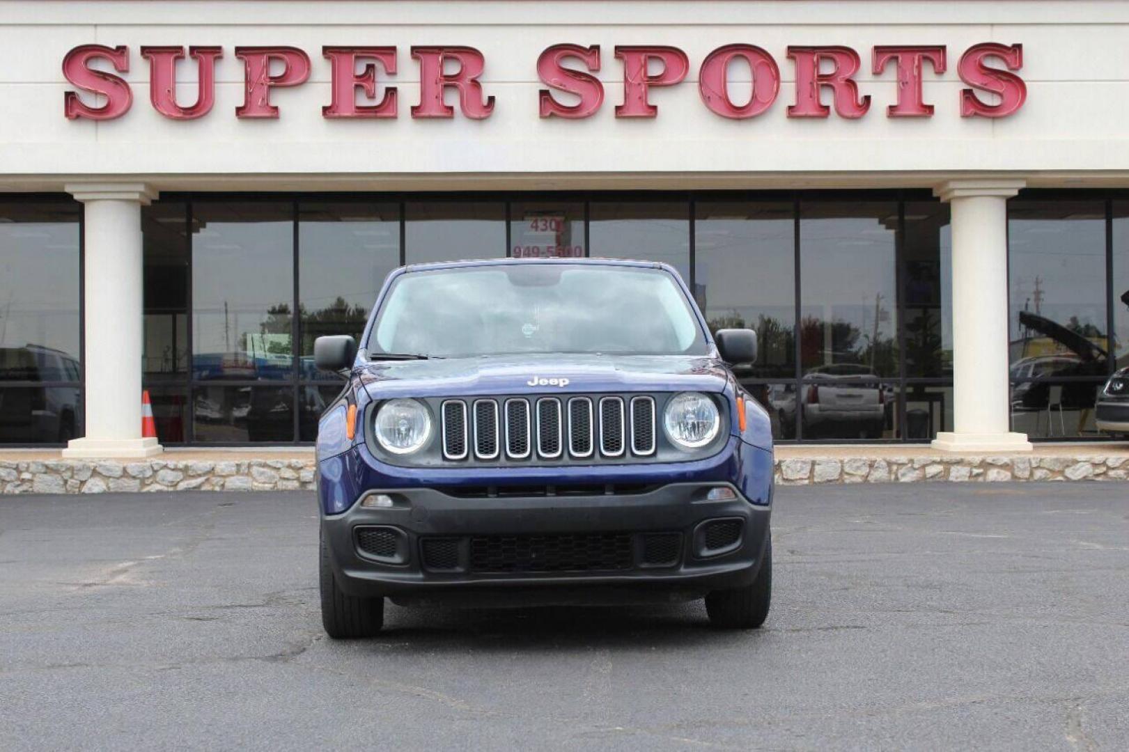 2016 Blue Jeep Renegade Sport FWD (ZACCJAAT3GP) with an 2.4L L4 DOHC 16V engine, 6M transmission, located at 4301 NW 39th , Oklahoma City, OK, 73112, (405) 949-5600, 35.512135, -97.598671 - NO DRIVERS LICENCE NO-FULL COVERAGE INSURANCE-NO CREDIT CHECK. COME ON OVER TO SUPERSPORTS AND TAKE A LOOK AND TEST DRIVE. PLEASE GIVE US A CALL AT (405) 949-5600. NO LICENSIA DE MANEJAR- NO SEGURO DE COBERTURA TOTAL- NO VERIFICACCION DE CREDITO. POR FAVOR VENGAN A SUPERSPORTS, ECHE UN - Photo#2