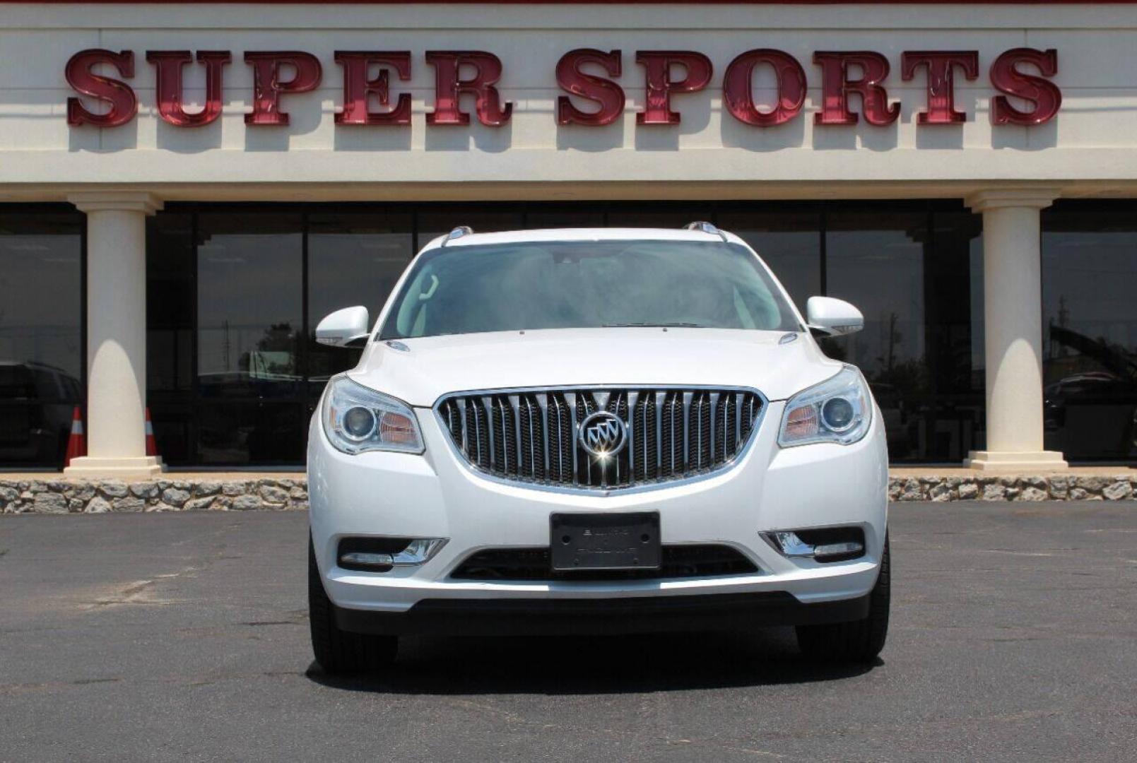 2017 White Buick Enclave Premium AWD (5GAKVCKD6HJ) with an 3.6L V6 DOHC 24V engine, 6A transmission, located at 4301 NW 39th , Oklahoma City, OK, 73112, (405) 949-5600, 35.512135, -97.598671 - Photo#0