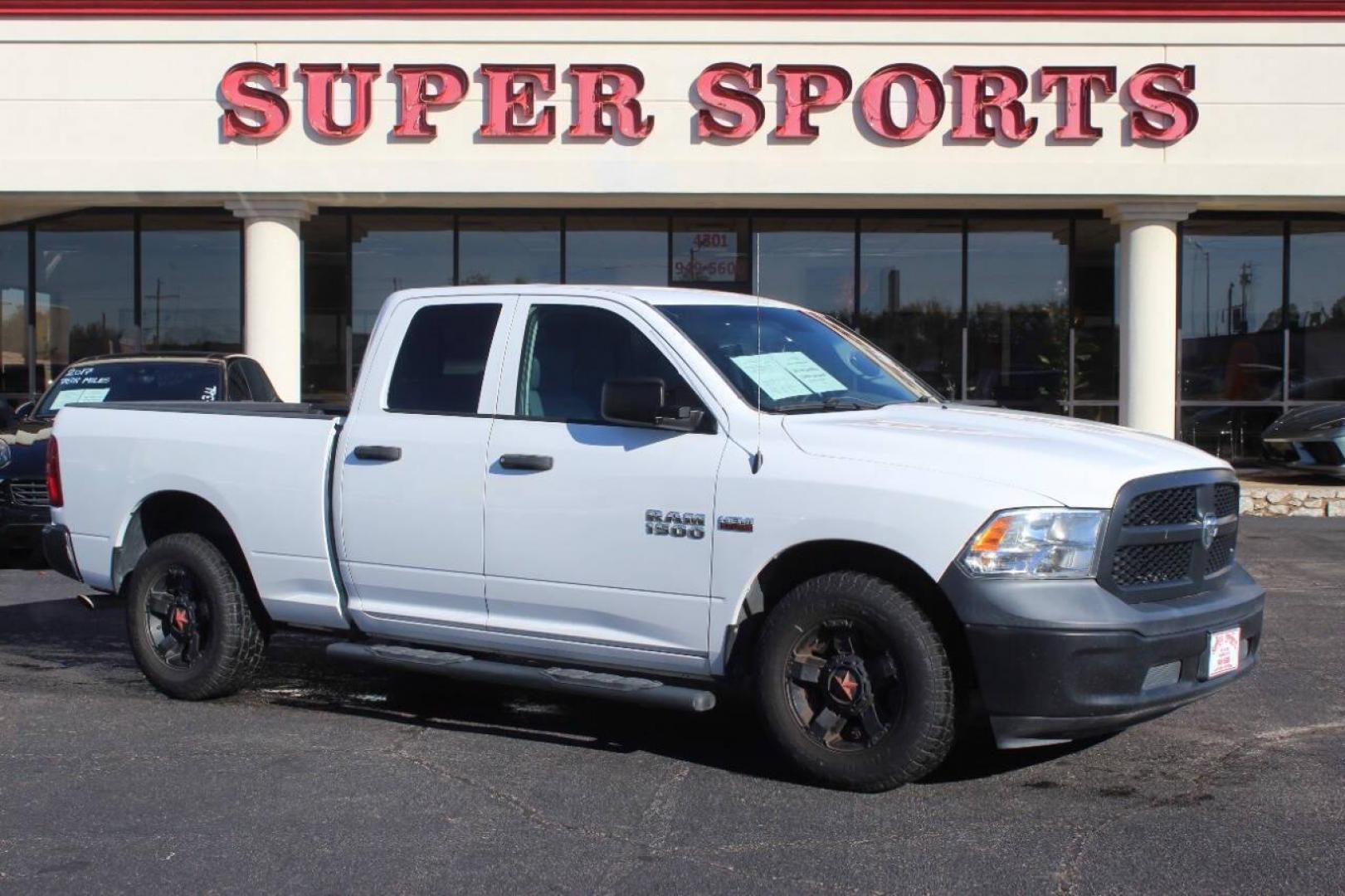 2017 White RAM 1500 Tradesman Quad Cab 2WD (1C6RR6FT3HS) with an 5.7L V8 OHV 16V engine, 8A transmission, located at 4301 NW 39th , Oklahoma City, OK, 73112, (405) 949-5600, 35.512135, -97.598671 - Photo#0