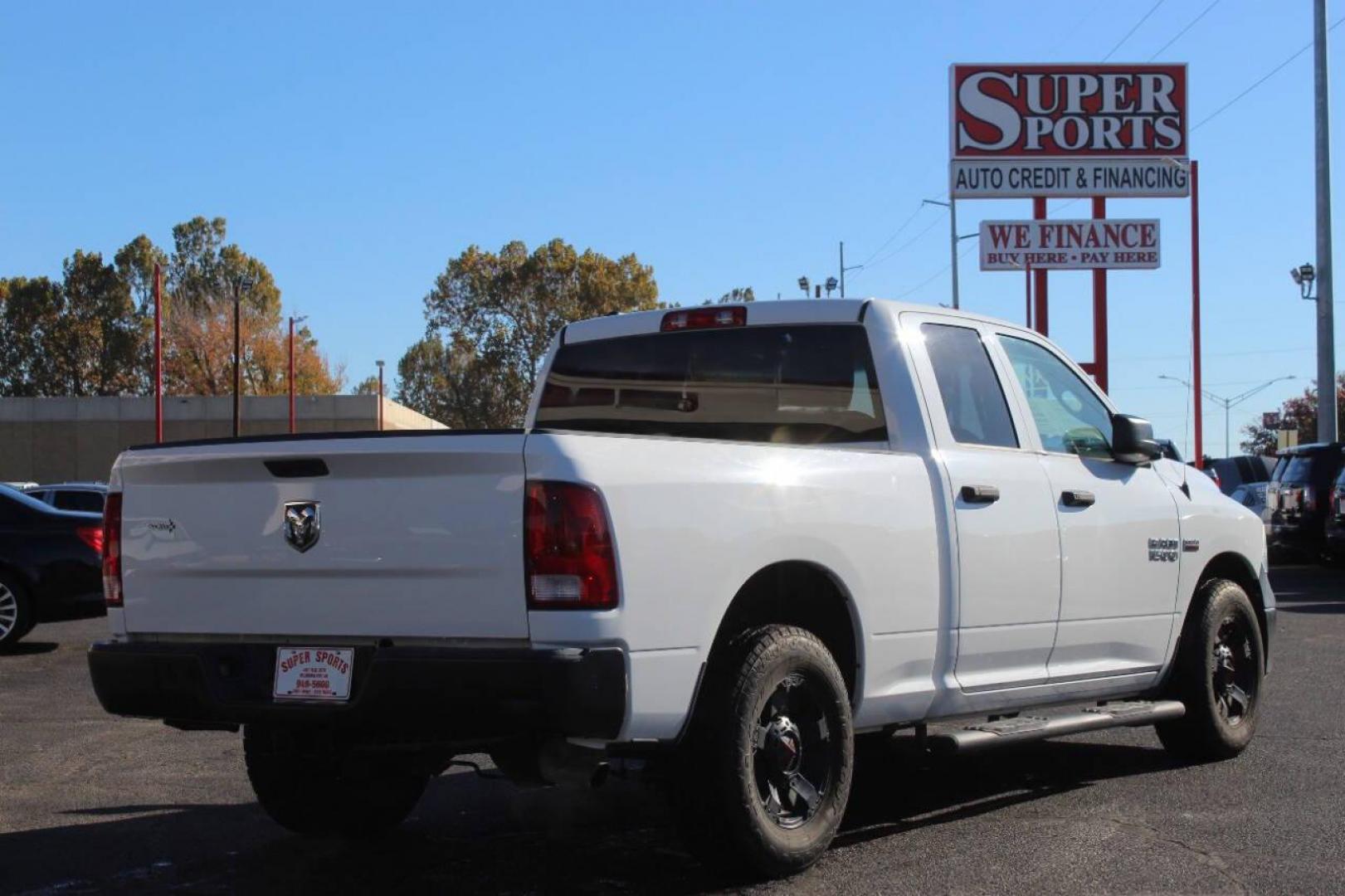 2017 White RAM 1500 Tradesman Quad Cab 2WD (1C6RR6FT3HS) with an 5.7L V8 OHV 16V engine, 8A transmission, located at 4301 NW 39th , Oklahoma City, OK, 73112, (405) 949-5600, 35.512135, -97.598671 - Photo#2