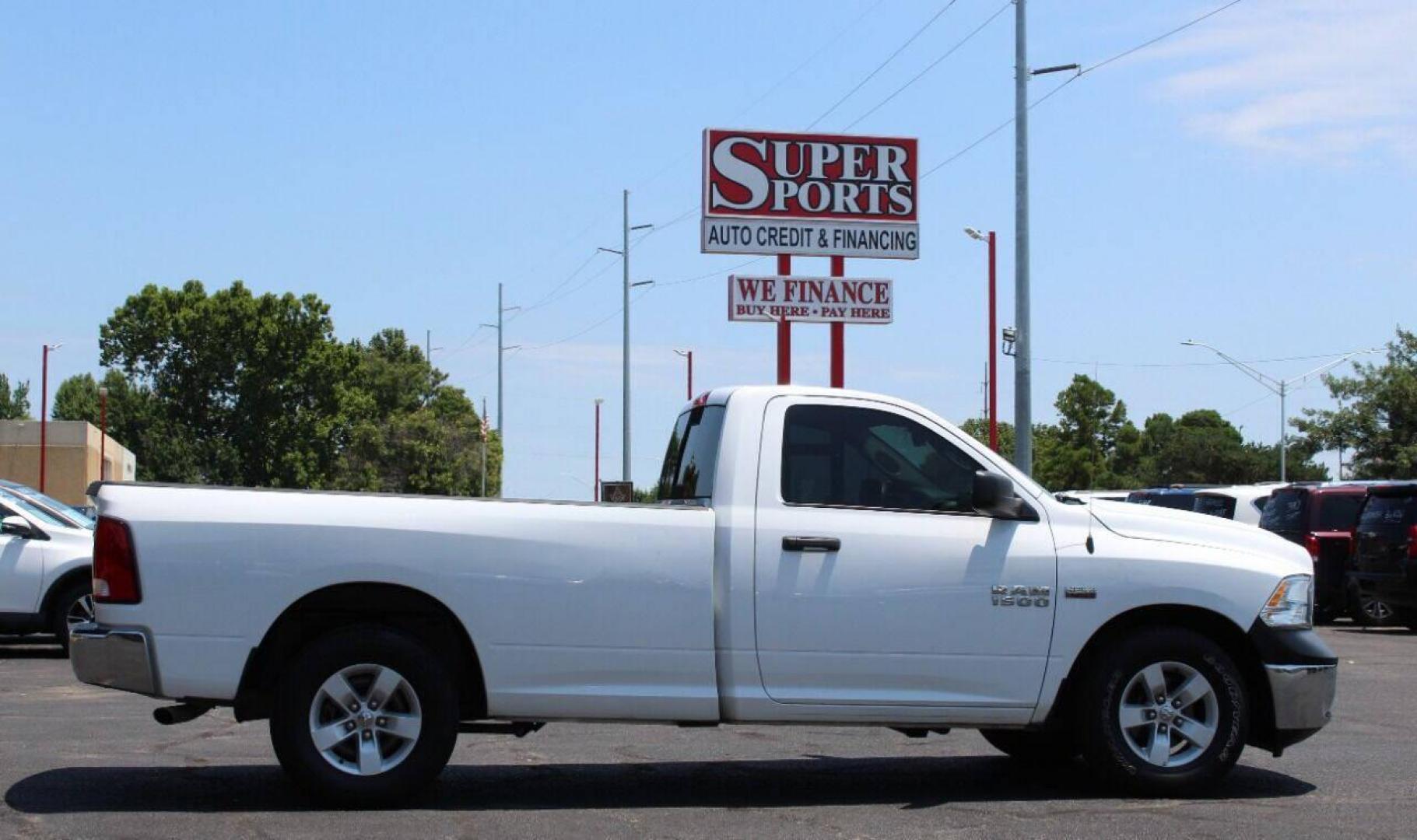 2016 White RAM 1500 Tradesman Regular Cab LWB 2WD (3C6JR6DT2GG) with an 5.7L V8 OHV 16V engine, 6A transmission, located at 4301 NW 39th , Oklahoma City, OK, 73112, (405) 949-5600, 35.512135, -97.598671 - Photo#6