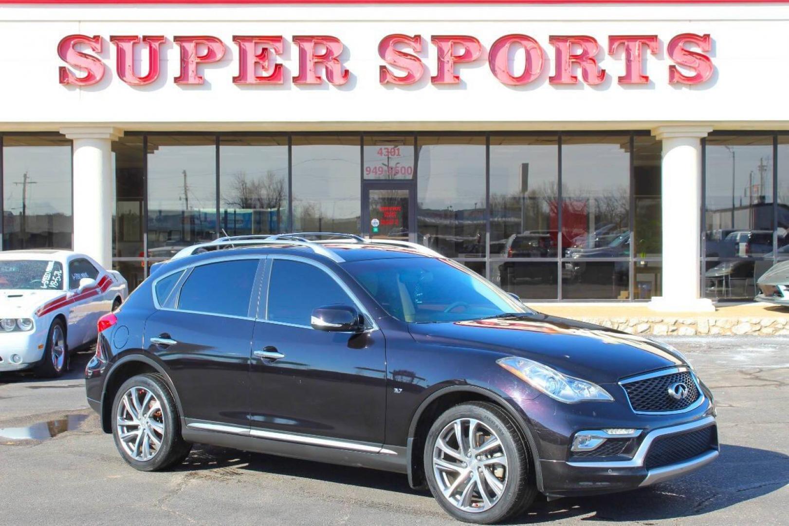 2016 Purple Infiniti QX50 Base AWD (JN1BJ0RR7GM) with an 3.7L V6 DOHC 24V engine, 7A transmission, located at 4301 NW 39th , Oklahoma City, OK, 73112, (405) 949-5600, 35.512135, -97.598671 - NO DRIVERS LICENCE NO-FULL COVERAGE INSURANCE-NO CREDIT CHECK. COME ON OVER TO SUPERSPORTS AND TAKE A LOOK AND TEST DRIVE. PLEASE GIVE US A CALL AT (405) 949-5600 . NO LICENSIA DE MANEJAR- NO SEGURO DE COBERTURA TOTAL- NO VERIFICACCION DE CREDITO. POR FAVOR VENGAN A SUPERSPORTS, ECHE UN - Photo#0