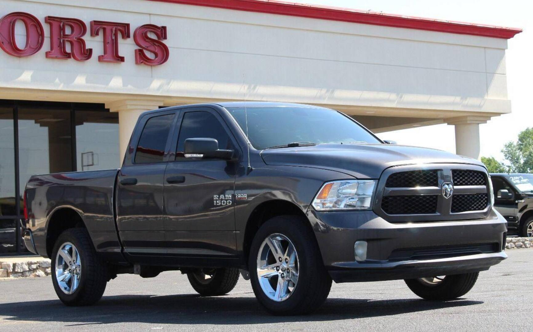 2014 Gray RAM 1500 Tradesman Quad Cab 4WD (1C6RR7FT2ES) with an 5.7L V8 OHV 16V engine, 6-Speed Automatic transmission, located at 4301 NW 39th , Oklahoma City, OK, 73112, (405) 949-5600, 35.512135, -97.598671 - NO DRIVERS LICENCE NO-FULL COVERAGE INSURANCE-NO CREDIT CHECK. COME ON OVER TO SUPERSPORTS AND TAKE A LOOK AND TEST DRIVE. PLEASE GIVE US A CALL AT (405) 949-5600. NO LICENSIA DE MANEJAR- NO SEGURO DE COBERTURA TOTAL- NO VERIFICACCION DE CREDITO. POR FAVOR VENGAN A SUPERSPORTS, ECHE UN V - Photo#0