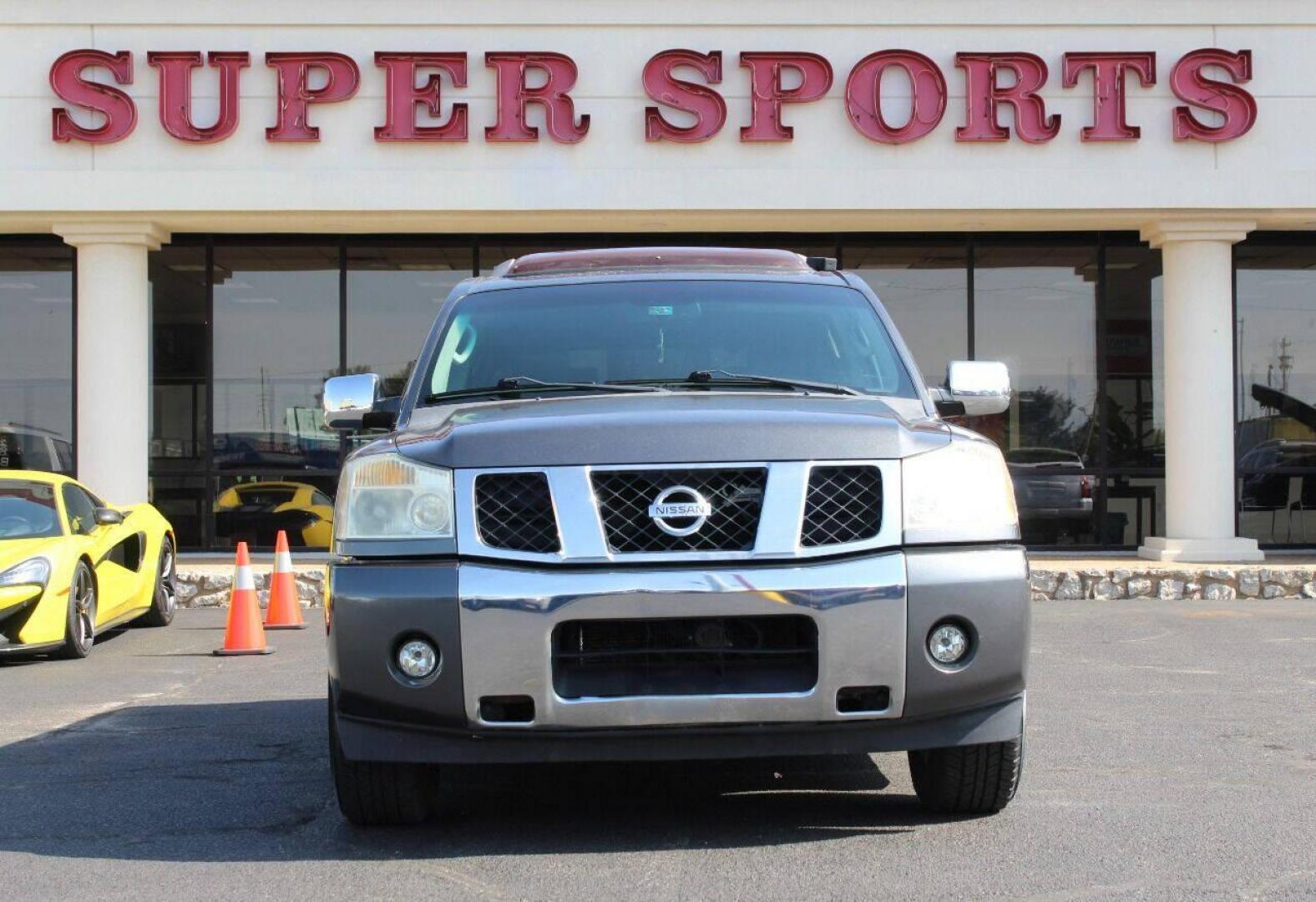 2007 Gray Nissan Armada LE 2WD (5N1BA08A57N) with an 5.6L V8 DOHC 32V FFV engine, 5-Speed Automatic Overdrive transmission, located at 4301 NW 39th , Oklahoma City, OK, 73112, (405) 949-5600, 35.512135, -97.598671 - NO DRIVERS LICENCE NO-FULL COVERAGE INSURANCE-NO CREDIT CHECK. COME ON OVER TO SUPERSPORTS AND TAKE A LOOK AND TEST DRIVE PLEASE GIVE US A CALL AT (405) 949-5600. NO LICENSIA DE MANEJAR- NO SEGURO DE COBERTURA TOTAL- NO VERIFICACCION DE CREDITO. POR FAVOR VENGAN A SUPERSPORTS, ECHE UN V - Photo#0