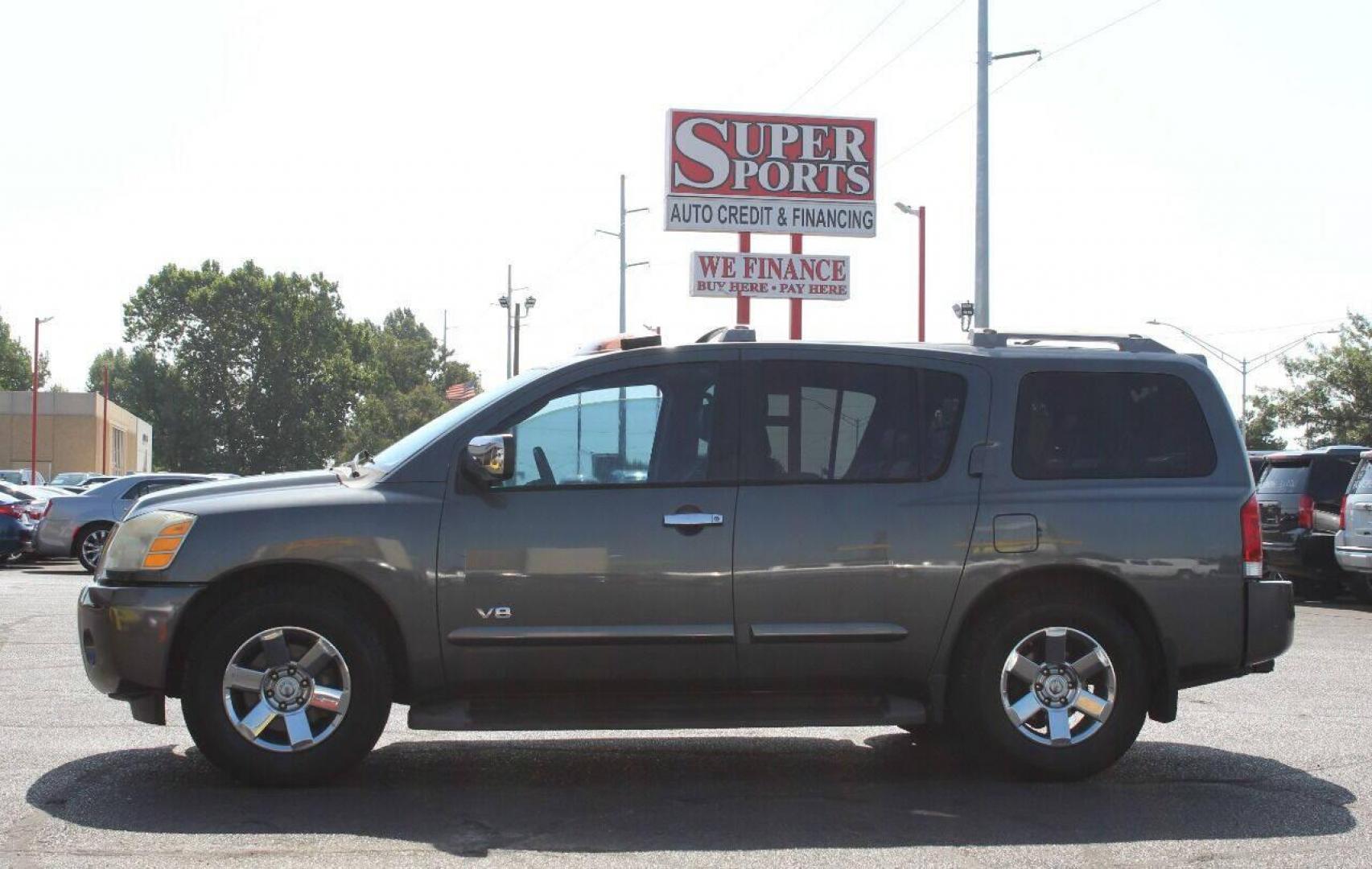 2007 Gray Nissan Armada LE 2WD (5N1BA08A57N) with an 5.6L V8 DOHC 32V FFV engine, 5-Speed Automatic Overdrive transmission, located at 4301 NW 39th , Oklahoma City, OK, 73112, (405) 949-5600, 35.512135, -97.598671 - NO DRIVERS LICENCE NO-FULL COVERAGE INSURANCE-NO CREDIT CHECK. COME ON OVER TO SUPERSPORTS AND TAKE A LOOK AND TEST DRIVE PLEASE GIVE US A CALL AT (405) 949-5600. NO LICENSIA DE MANEJAR- NO SEGURO DE COBERTURA TOTAL- NO VERIFICACCION DE CREDITO. POR FAVOR VENGAN A SUPERSPORTS, ECHE UN V - Photo#7