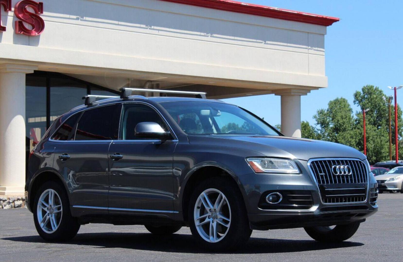 2015 Silver Audi Q5 2.0T Premium Plus quattro (WA1LFAFP3FA) with an 2.0L L4 DOHC 16V engine, 8-Speed Automatic transmission, located at 4301 NW 39th , Oklahoma City, OK, 73112, (405) 949-5600, 35.512135, -97.598671 - Photo#0