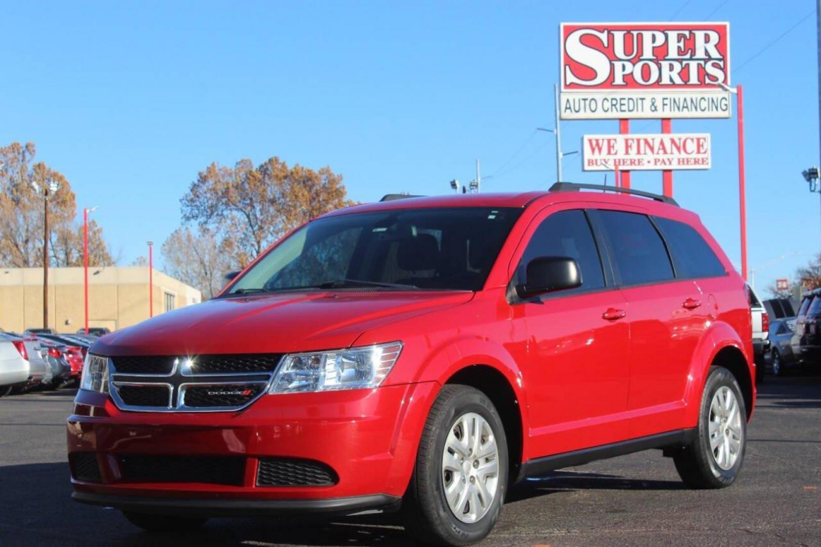 2020 Red Dodge Journey SE Value (3C4PDCAB5LT) with an 2.4L L4 DOHC 16V engine, 6A transmission, located at 4301 NW 39th , Oklahoma City, OK, 73112, (405) 949-5600, 35.512135, -97.598671 - NO DRIVERS LICENCE NO-FULL COVERAGE INSURANCE-NO CREDIT CHECK. COME ON OVER TO SUPERSPORTS AND TAKE A LOOK AND TEST DRIVE. PLEASE GIVE US A CALL AT (405) 949-5600. NO LICENSIA DE MANEJAR- NO SEGURO DE COBERTURA TOTAL- NO VERIFICACCION DE CREDITO. POR FAVOR VENGAN A SUPERSPORTS, EC - Photo#6