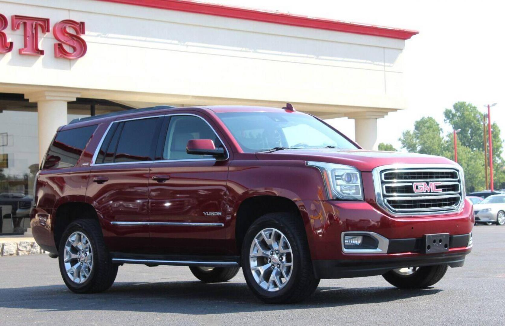 2017 Maroon GMC Yukon SLE 2WD (1GKS1AKC1HR) with an 5.3L V8 OHV 16V engine, 6A transmission, located at 4301 NW 39th , Oklahoma City, OK, 73112, (405) 949-5600, 35.512135, -97.598671 - NO DRIVERS LICENSE - NO FULL COVERAGE INSURANCE - NO CREDIT CHECK. COME ON OVER TO SUPERSPORTS AND TAKE A LOOK AND TEST DRIVE PLEASE GIVE US A CALL AT (405) 949-5600. NO LICENCIA DE MANEJAR - NO SEGURO DE COBERTURA TOTAL - NO VERIFICACION DE CREDITO. POR FAVOR VENGAN A SUPERSPOR - Photo#0