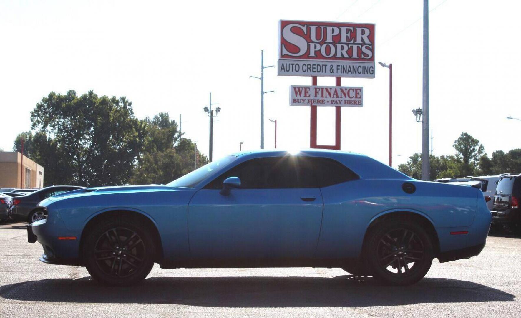 2019 Blue Dodge Challenger GT (2C3CDZGG1KH) with an 3.6L V6 DOHC 24V engine, 8A transmission, located at 4301 NW 39th , Oklahoma City, OK, 73112, (405) 949-5600, 35.512135, -97.598671 - NO DRIVERS LICENCE - NO FULL COVERAGE INSURANCE - NO CREDIT CHECK. COME ON OVER TO SUPERSPORTS AND TAKE A LOOK AND TEST DRIVE. PLEASE GIVE US A CALL AT (405) 949-5600. NO LICENCIA DE MANEJAR - NO SEGURO DE COBERTURA TOTAL - NO VERIFICACION DE CREDITO. POR FAVOR VENGAN A SUPERSPORTS, ECH - Photo#5