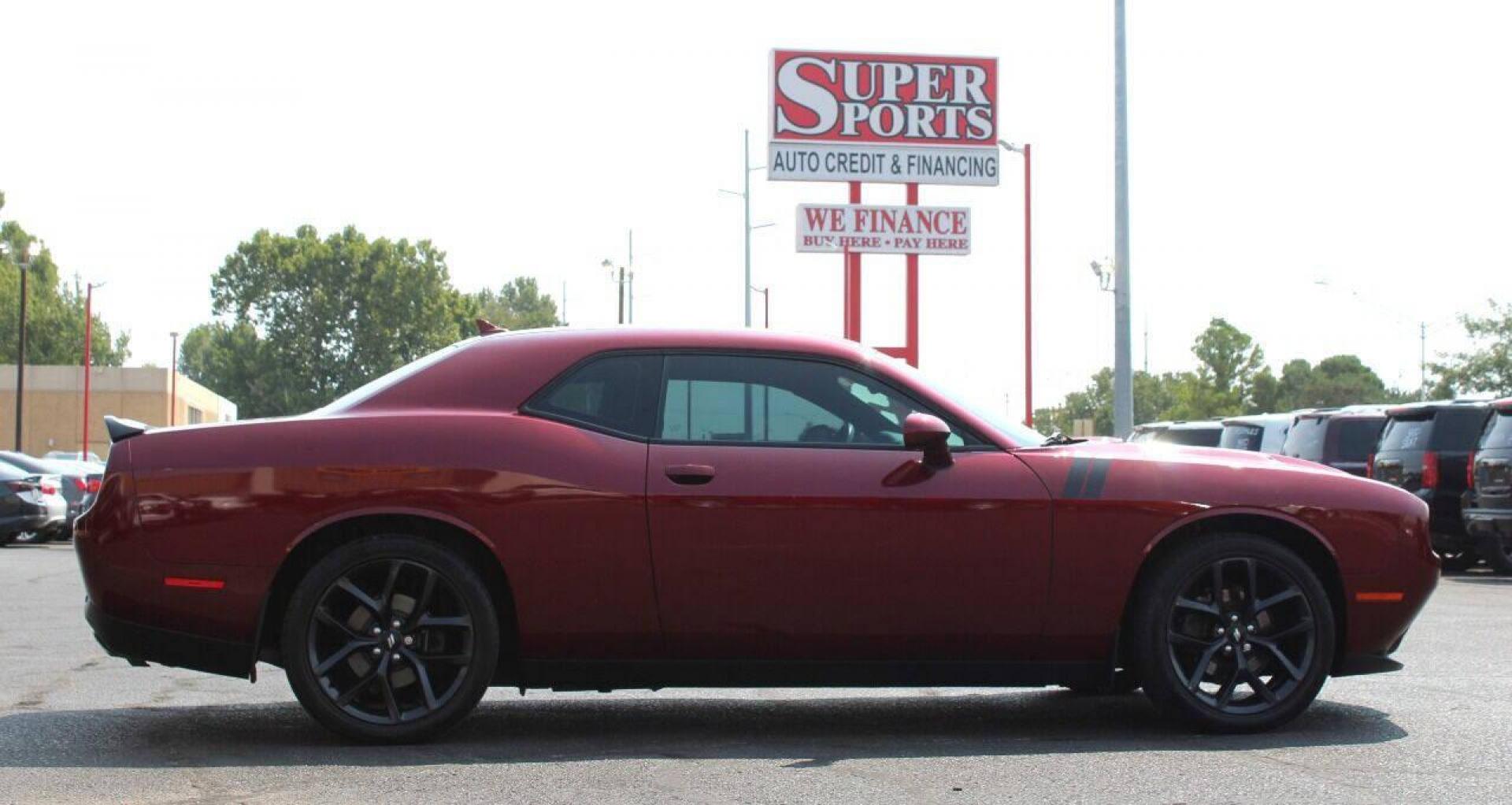 2019 Burgundy Dodge Challenger (2C3CDZAG5KH) with an 3.6L V6 3.6L V6 engine, Automatic 8-Speed transmission, located at 4301 NW 39th , Oklahoma City, OK, 73112, (405) 949-5600, 35.512135, -97.598671 - NO DRIVERS LICENCE NO-FULL COVERAGE INSURANCE - NO CREDIT CHECK. COME ON OVER TO SUPERSPORTS AND TAKE A LOOK AND TEST DRIVE PLEASE GIVE US A CALL AT (405) 949-5600. NO LICENCIA DE MANEJAR - NO SEGURO DE COBERTURA TOTAL - NO VERIFICACION DE CREDITO. POR FAVOR VENGAN A SUPERSPORTS, ECHE UN VI - Photo#3