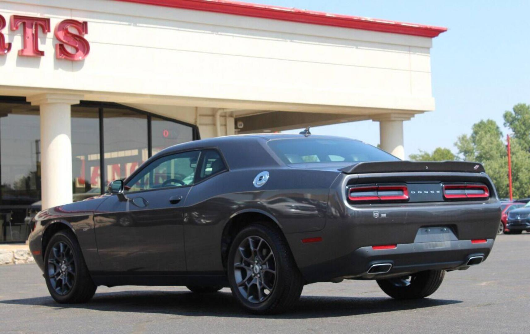 2018 Gray Dodge Challenger GT (2C3CDZGG2JH) with an 3.6L V6 DOHC 24V engine, 8A transmission, located at 4301 NW 39th , Oklahoma City, OK, 73112, (405) 949-5600, 35.512135, -97.598671 - Photo#5