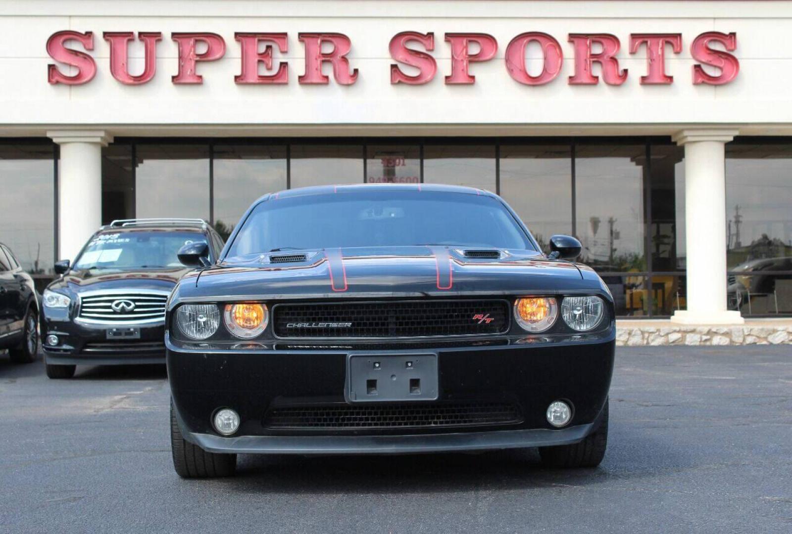 2014 Black Dodge Challenger R/T (2C3CDYBT3EH) with an 5.7L V8 OHV 16V engine, Manual 6-Speed transmission, located at 4301 NW 39th , Oklahoma City, OK, 73112, (405) 949-5600, 35.512135, -97.598671 - NO DRIVERS LICENCE - NO FULL COVERAGE INSURANCE - NO CREDIT CHECK. COME ON OVER TO SUPERSPORTS AND TAKE A LOOK AND TEST DRIVE. PLEASE GIVE US A CALL AT (405) 949-5600. NO LICENCIA DE MANEJAR - NO SEGURO DE COBERTURA TOTAL - NO VERIFICACCION DE CREDITO. POR FAVOR VENGAN A SUPERSPORTS, EC - Photo#0