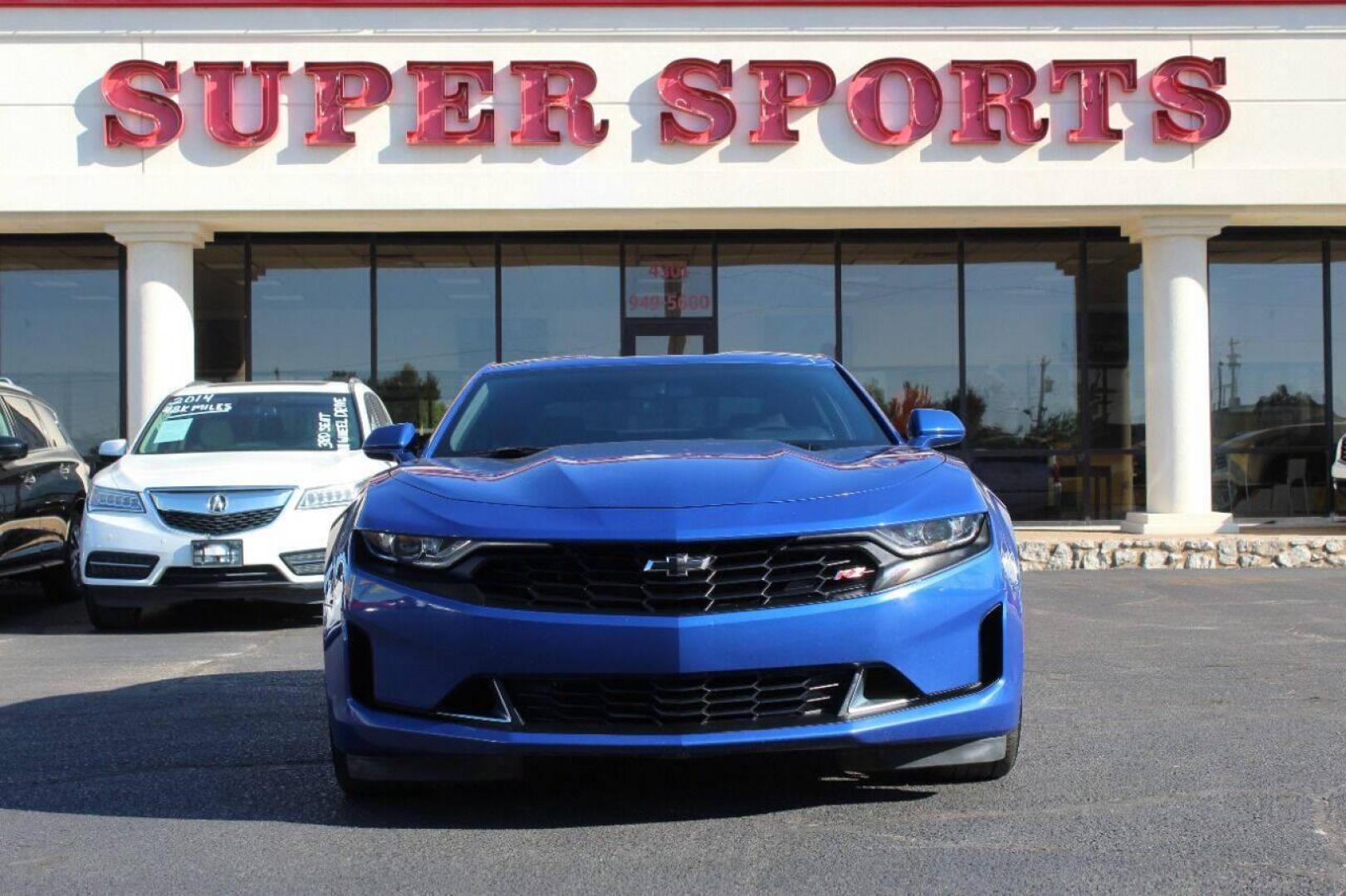 2019 Blue Chevrolet Camaro (1G1FB1RX8K0) with an 2.0L I4 Turbocharger 2.0L I4 engine, Automatic 8-Speed transmission, located at 4301 NW 39th , Oklahoma City, OK, 73112, (405) 949-5600, 35.512135, -97.598671 - NO DRIVERS LICENCE NO-FULL COVERAGE INSURANCE-NO CREDIT CHECK. COME ON OVER TO SUPERSPORTS AND TAKE A LOOK AND TEST DRIVE PLEASE GIVE US A CALL AT (405) 949-5600. NO LICENCIA DE MANEJAR - NO SEGURO DE COBERTURA TOTAL - NO VERIFICACION DE CREDITO. POR FAVOR VENGAN A SUPERSPORTS, ECHE UN VISTAZO - Photo#0