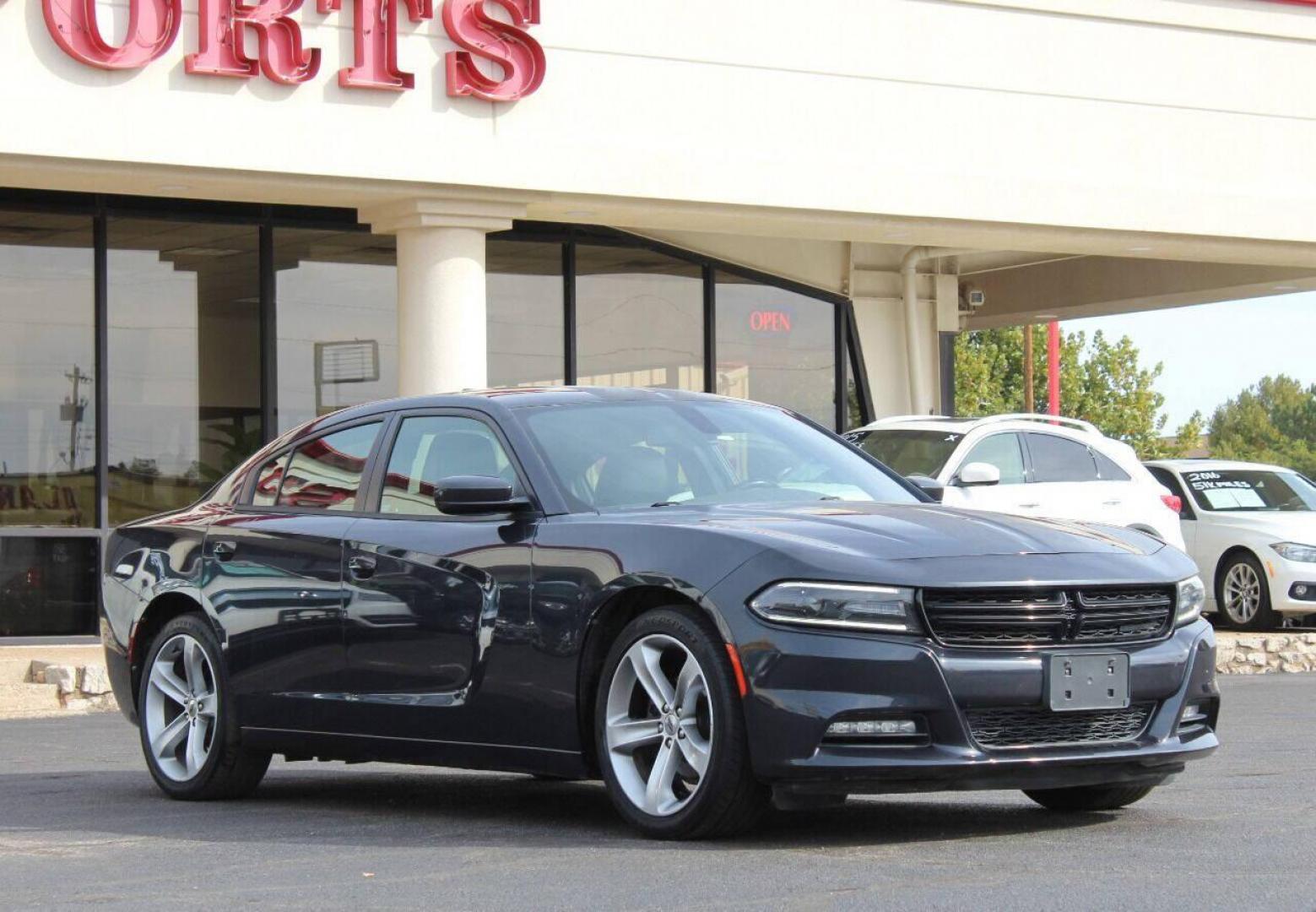 2017 Charcoal Dodge Charger SXT (2C3CDXHG4HH) with an 3.6L V6 DOHC 24V engine, 8A transmission, located at 4301 NW 39th , Oklahoma City, OK, 73112, (405) 949-5600, 35.512135, -97.598671 - NO DRIVERS LICENCE NO-FULL COVERAGE INSURANCE-NO CREDIT CHECK. COME ON OVER TO SUPERSPORTS AND TAKE A LOOK AND TEST DRIVE. PLEASE GIVE US A CALL AT (405) 949-5600. NO LICENSIA DE MANEJAR- NO SEGURO DE COBERTURA TOTAL- NO VERIFICACCION DE CREDITO. POR FAVOR VENGAN A SUPERSPORTS, ECHE UN - Photo#0