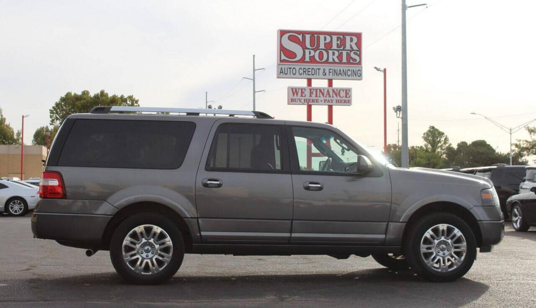 2014 Charcoal Ford Expedition EL Limited 2WD (1FMJK1K58EE) with an 5.4L V8 SOHC 16V FFV engine, 6-Speed Automatic transmission, located at 4301 NW 39th , Oklahoma City, OK, 73112, (405) 949-5600, 35.512135, -97.598671 - NO DRIVERS LICENCE NO - FULL COVERAGE INSURANCE - NO CREDIT CHECK. COME ON OVER TO SUPERSPORTS AND TAKE A LOOK AND TEST DRIVE. PLEASE GIVE US A CALL AT (405) 949-5600. NO LICENCIA DE MANEJAR - NO SEGURO DE COBERTURA TOTAL- NO VERIFICACION DE CREDITO. POR FAVOR VENGAN A SUPERSPORTS, ECHE - Photo#3