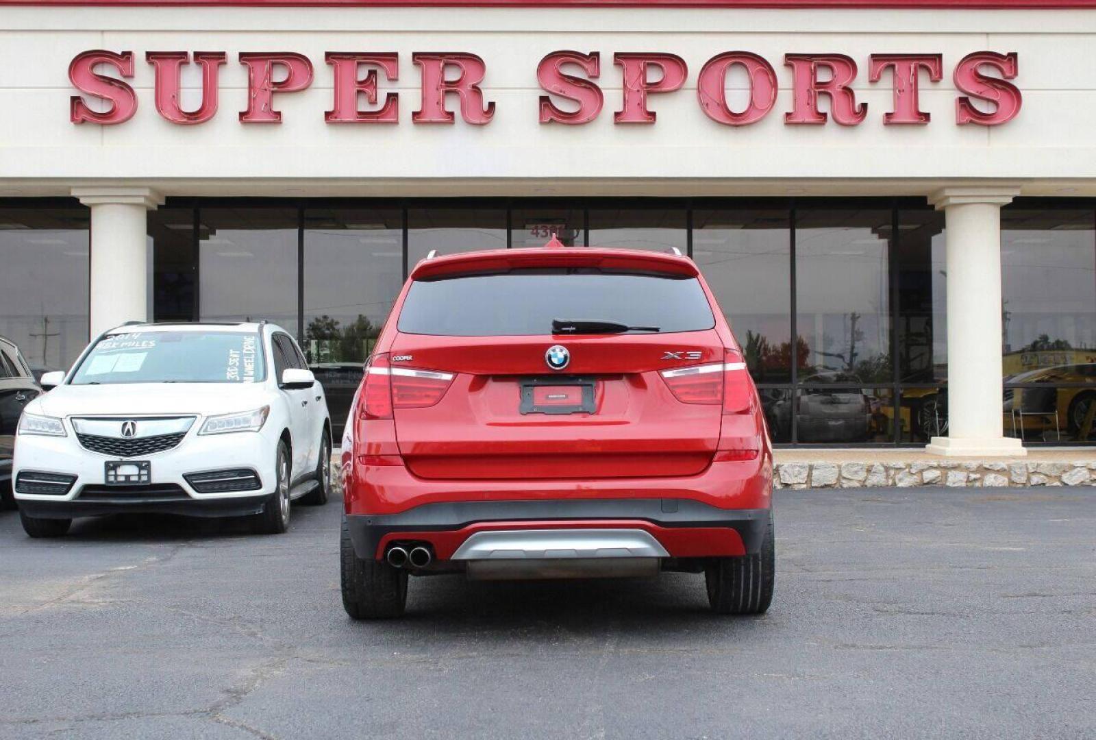 2016 Red BMW X3 xDrive28i (5UXWX9C57G0) with an 2.0L L4 DOHC 16V engine, 8-Speed Automatic transmission, located at 4301 NW 39th , Oklahoma City, OK, 73112, (405) 949-5600, 35.512135, -97.598671 - NO DRIVERS LICENCE NO - FULL COVERAGE INSURANCE - NO CREDIT CHECK. COME ON OVER TO SUPERSPORTS AND TAKE A LOOK AND TEST DRIVE PLEASE GIVE US A CALL AT (405) 949-5600. NO LICENCIA DE MANEJAR - NO SEGURO DE COBERTURA TOTAL - NO VERIFICACION DE CREDITO. POR FAVOR VENGAN A SUPERSPORTS, ECHE - Photo#4