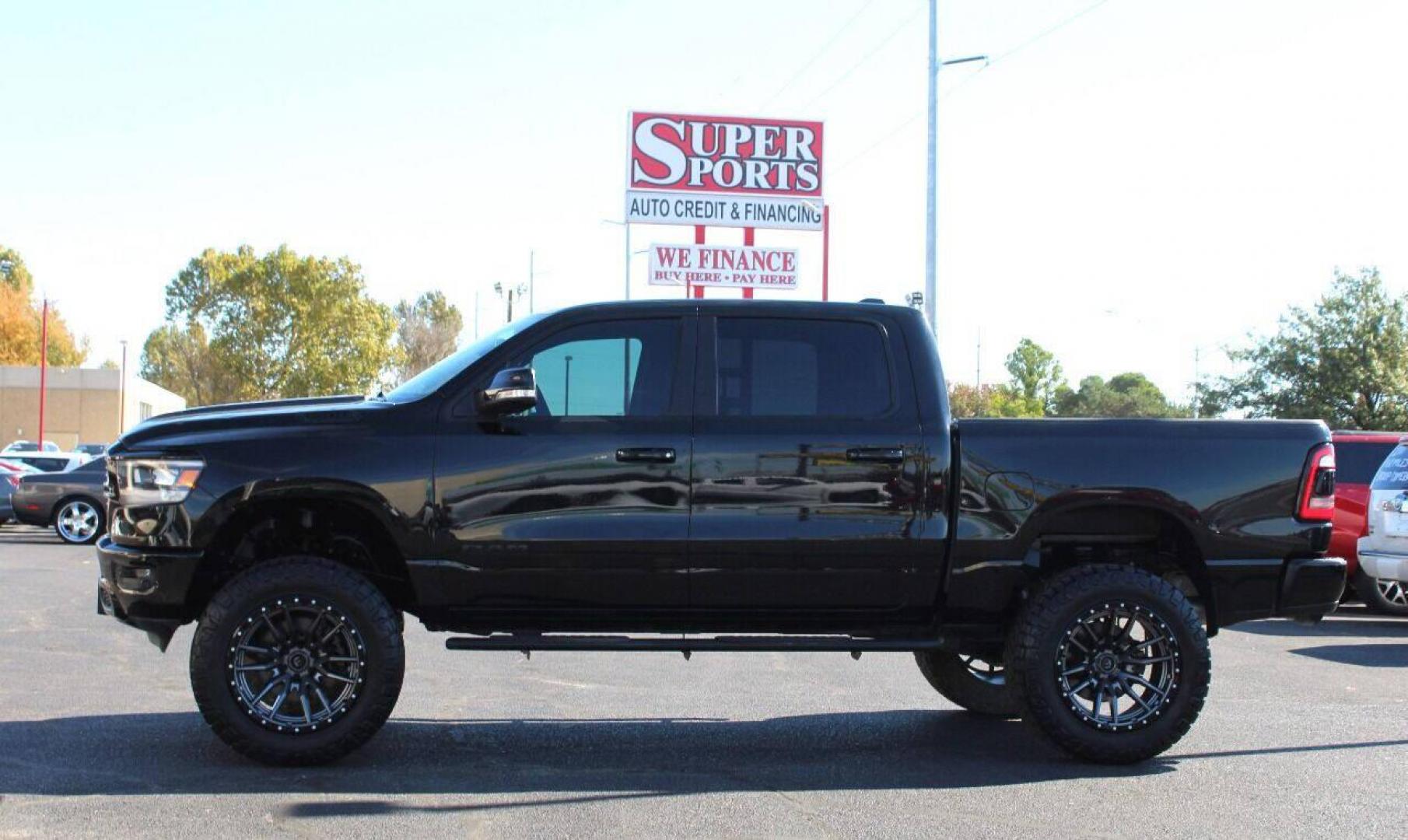 2019 Black RAM 1500 Big Horn Crew Cab SWB 2WD (1C6RREFTXKN) with an 5.7L V8 OHV 16V engine, 8A transmission, located at 4301 NW 39th , Oklahoma City, OK, 73112, (405) 949-5600, 35.512135, -97.598671 - NO DRIVERS LICENCE NO-FULL COVERAGE INSURANCE - NO CREDIT CHECK. COME ON OVER TO SUPERSPORTS AND TAKE A LOOK AND TEST DRIVE. PLEASE GIVE US A CALL AT (405) 949-5600. NO LICENCIA DE MANEJAR- NO SEGURO DE COBERTURA TOTAL- NO VERIFICACION DE CREDITO. POR FAVOR VENGAN A SUPERSPORTS, ECHE UN V - Photo#6