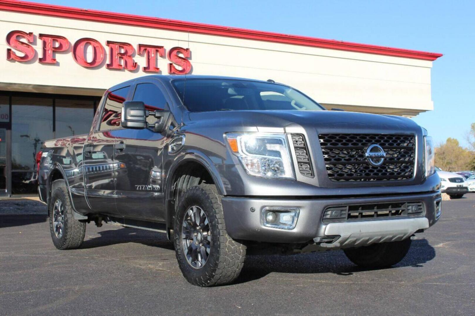 2017 Gray Nissan Titan XD SL 4WD Diesel (1N6BA1F45HN) with an 5.0L V8 DOHC 32V DIESEL engine, 6A transmission, located at 4301 NW 39th , Oklahoma City, OK, 73112, (405) 949-5600, 35.512135, -97.598671 - NO DRIVERS LICENSE - NO FULL COVERAGE INSURANCE - NO CREDIT CHECK. COME ON OVER TO SUPERSPORTS AND TAKE A LOOK AND TEST DRIVE PLEASE GIVE US A CALL AT (405) 949-5600. NO LICENCIA DE MANEJAR - NO SEGURO DE COBERTURA TOTAL - NO VERIFICACION DE CREDITO. POR FAVOR VENGAN A SUPERSPOR - Photo#2