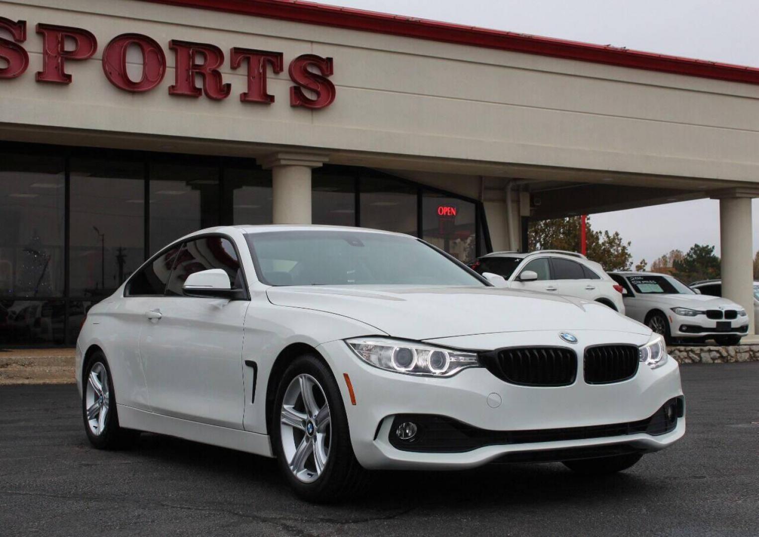 2015 White BMW 4-Series 428i SULEV Coupe (WBA3N7C54FK) with an 2.0L L4 DOHC 16V engine, 8-Speed Automatic transmission, located at 4301 NW 39th , Oklahoma City, OK, 73112, (405) 949-5600, 35.512135, -97.598671 - NO DRIVERS LICENCE NO-FULL COVERAGE INSURANCE-NO CREDIT CHECK. COME ON OVER TO SUPERSPORTS AND TAKE A LOOK AND TEST DRIVE. PLEASE GIVE US A CALL AT (405) 949-5600. NO LICENSIA DE MANEJAR- NO SEGURO DE COBERTURA TOTAL- NO VERIFICACCION DE CREDITO. POR FAVOR VENGAN A SUPERSPORTS, ECHE UN - Photo#0