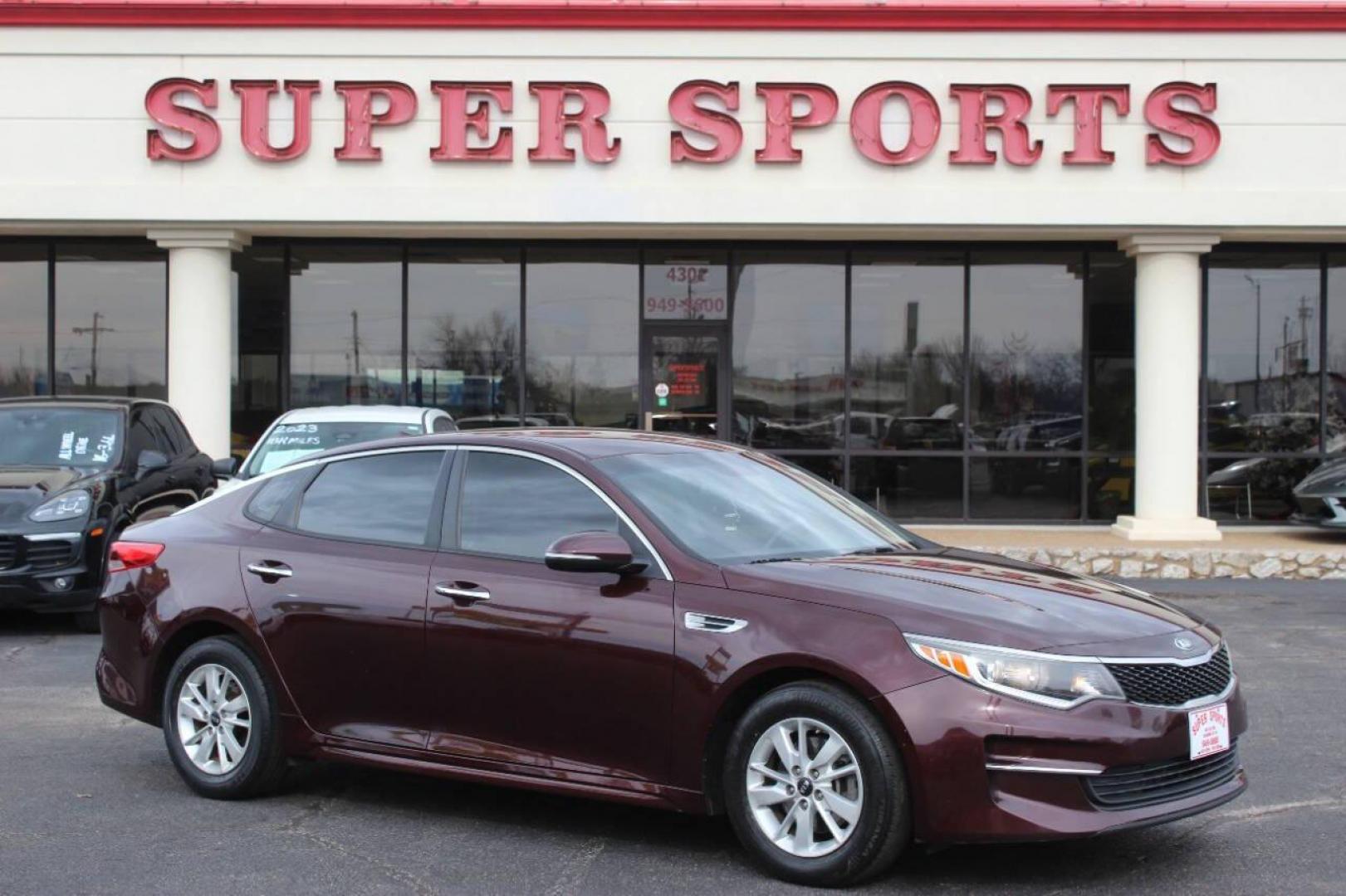 2017 Burgundy Kia Optima LX (5XXGT4L39HG) with an 2.4L L4 DOHC 16V engine, 6A transmission, located at 4301 NW 39th , Oklahoma City, OK, 73112, (405) 949-5600, 35.512135, -97.598671 - NO DRIVERS LICENCE NO-FULL COVERAGE INSURANCE-NO CREDIT CHECK. COME ON OVER TO SUPERSPORTS AND TAKE A LOOK AND TEST DRIVE. PLEASE GIVE US A CALL AT (405) 949-5600. NO LICENSIA DE MANEJAR- NO SEGURO DE COBERTURA TOTAL- NO VERIFICACCION DE CREDITO. POR FAVOR VENGAN A SUPERSPORTS, ECHE UN - Photo#0