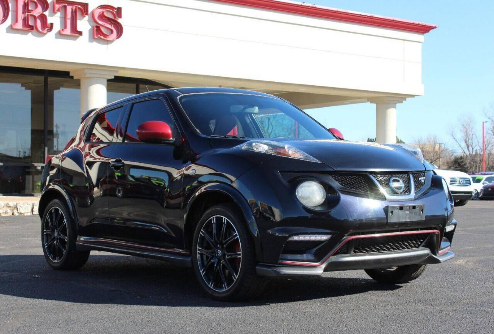 2014 Black Nissan Juke NISMO RS 6MT AWD (JN8DF5MV0ET) with an 1.6L L4 DOHC 16V engine, 6-Speed Manual transmission, located at 4301 NW 39th , Oklahoma City, OK, 73112, (405) 949-5600, 35.512135, -97.598671 - NO DRIVERS LICENSE - NO FULL COVERAGE INSURANCE - NO CREDIT CHECK. COME ON OVER TO SUPERSPORTS AND TAKE A LOOK AND TEST DRIVE. PLEASE GIVE US A CALL AT (405) 949-5600. NO LICENCIA DE MANEJAR - NO SEGURO DE COBERTURA TOTAL - NO VERIFICACION DE CREDITO. POR FAVOR VENGAN A SUPERSPORTS, ECH - Photo#0