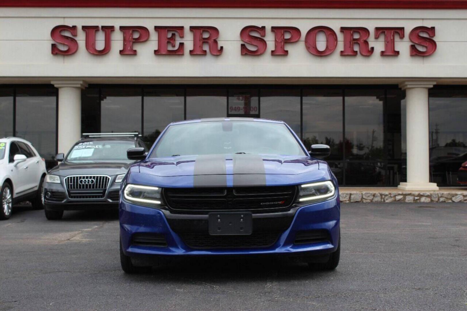 2018 Blue Dodge Charger SE (2C3CDXBG9JH) with an 3.6L V6 DOHC 24V engine, 8A transmission, located at 4301 NW 39th , Oklahoma City, OK, 73112, (405) 949-5600, 35.512135, -97.598671 - NO DRIVERS LICENSE - NO FULL COVERAGE INSURANCE - NO CREDIT CHECK. COME ON OVER TO SUPERSPORTS AND TAKE A LOOK AND TEST DRIVE PLEASE GIVE US A CALL AT (405) 949-5600. NO LICENCIA DE MANEJAR - NO SEGURO DE COBERTURA TOTAL - NO VERIFICACION DE CREDITO. POR FAVOR VENGAN A SUPERSPORTS, ECHE - Photo#0