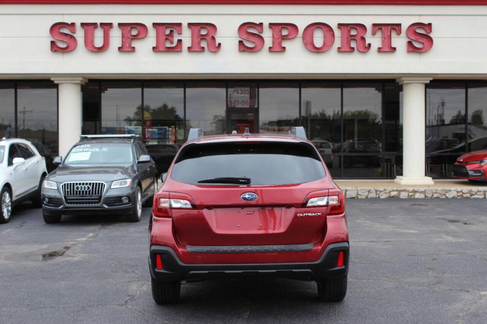 2019 Red Subaru Outback 2.5i Premium (4S4BSAHC1K3) with an 2.5L H4 DOHC 16V engine, CVT transmission, located at 4301 NW 39th , Oklahoma City, OK, 73112, (405) 949-5600, 35.512135, -97.598671 - Photo#4