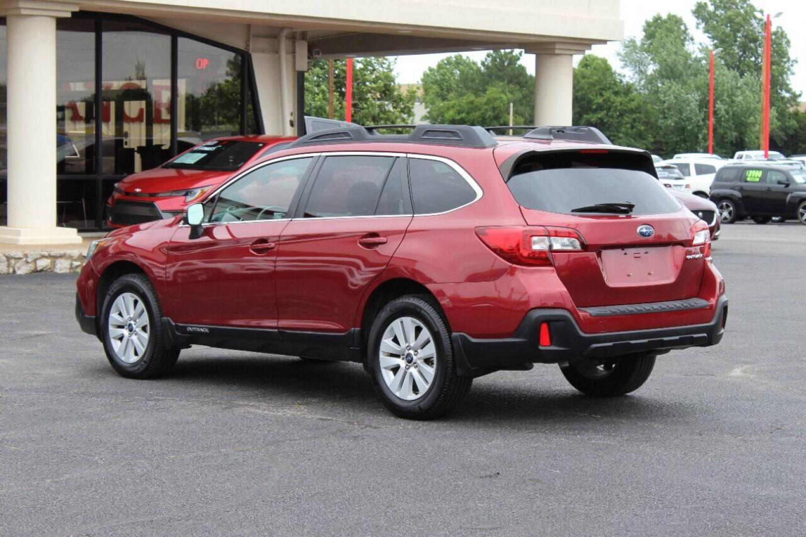 2019 Red Subaru Outback 2.5i Premium (4S4BSAHC1K3) with an 2.5L H4 DOHC 16V engine, CVT transmission, located at 4301 NW 39th , Oklahoma City, OK, 73112, (405) 949-5600, 35.512135, -97.598671 - Photo#5