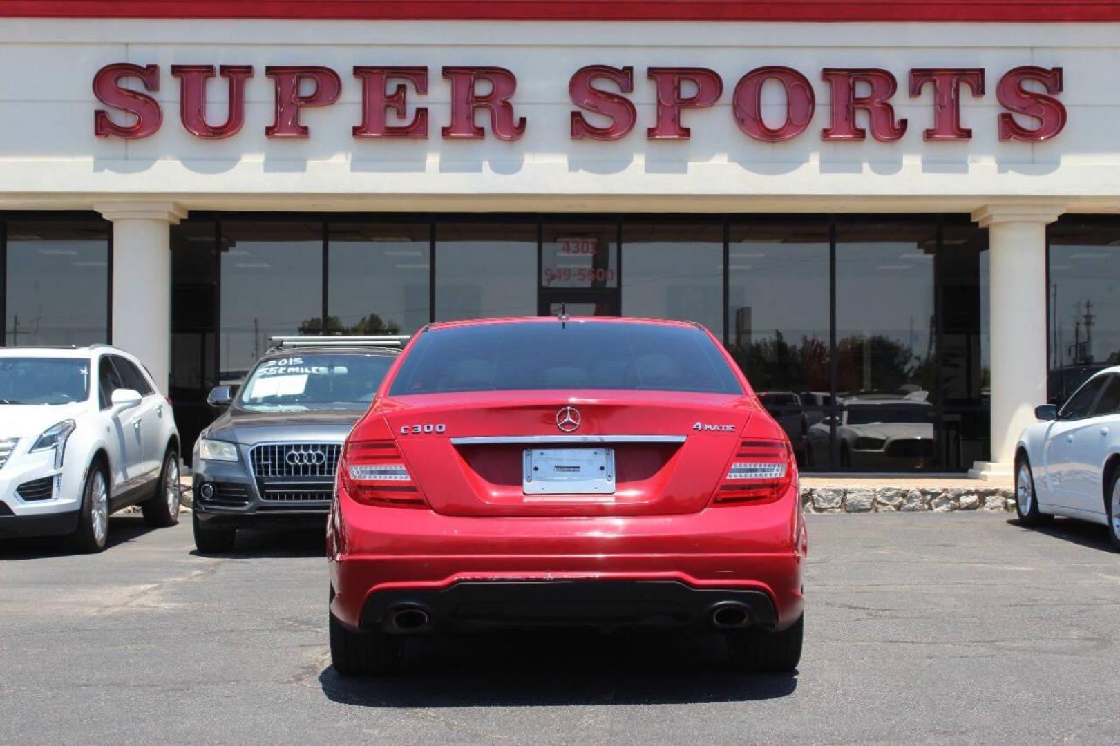 2014 Red Mercedes-Benz C-Class C300 4MATIC Sport Sedan (WDDGF8AB4ER) with an 3.0L V6 DOHC 24V engine, 7-Speed Automatic transmission, located at 4301 NW 39th , Oklahoma City, OK, 73112, (405) 949-5600, 35.512135, -97.598671 - NO DRIVERS LICENCE NO-FULL COVERAGE INSURANCE-NO CREDIT CHECK. COME ON OVER TO SUPERSPORTS AND TAKE A LOOK AND TEST DRIVE PLEASE GIVE US A CALL AT (405) 949-5600. NO LICENSIA DE MANEJAR- NO SEGURO DE COBERTURA TOTAL- NO VERIFICACCION DE CREDITO. POR FAVOR VENGAN A SUPERSPORTS, ECHE UN V - Photo#4