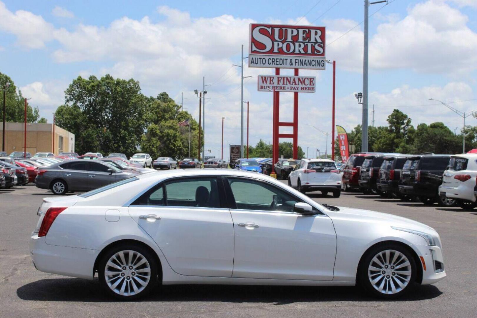 2015 White Cadillac CTS 3.6L Performance RWD (1G6AS5S36F0) with an 3.6L V6 DOHC 24V engine, 8A transmission, located at 4301 NW 39th , Oklahoma City, OK, 73112, (405) 949-5600, 35.512135, -97.598671 - NO DRIVERS LICENCE NO-FULL COVERAGE INSURANCE-NO CREDIT CHECK. COME ON OVER TO SUPERSPORTS AND TAKE A LOOK AND TEST DRIVE. PLEASE GIVE US A CALL AT (405) 949-5600. NO LICENSIA DE MANEJAR- NO SEGURO DE COBERTURA TOTAL- NO VERIFICACCION DE CREDITO. POR FAVOR VENGAN A SUPERSPORTS, ECHE UN - Photo#3