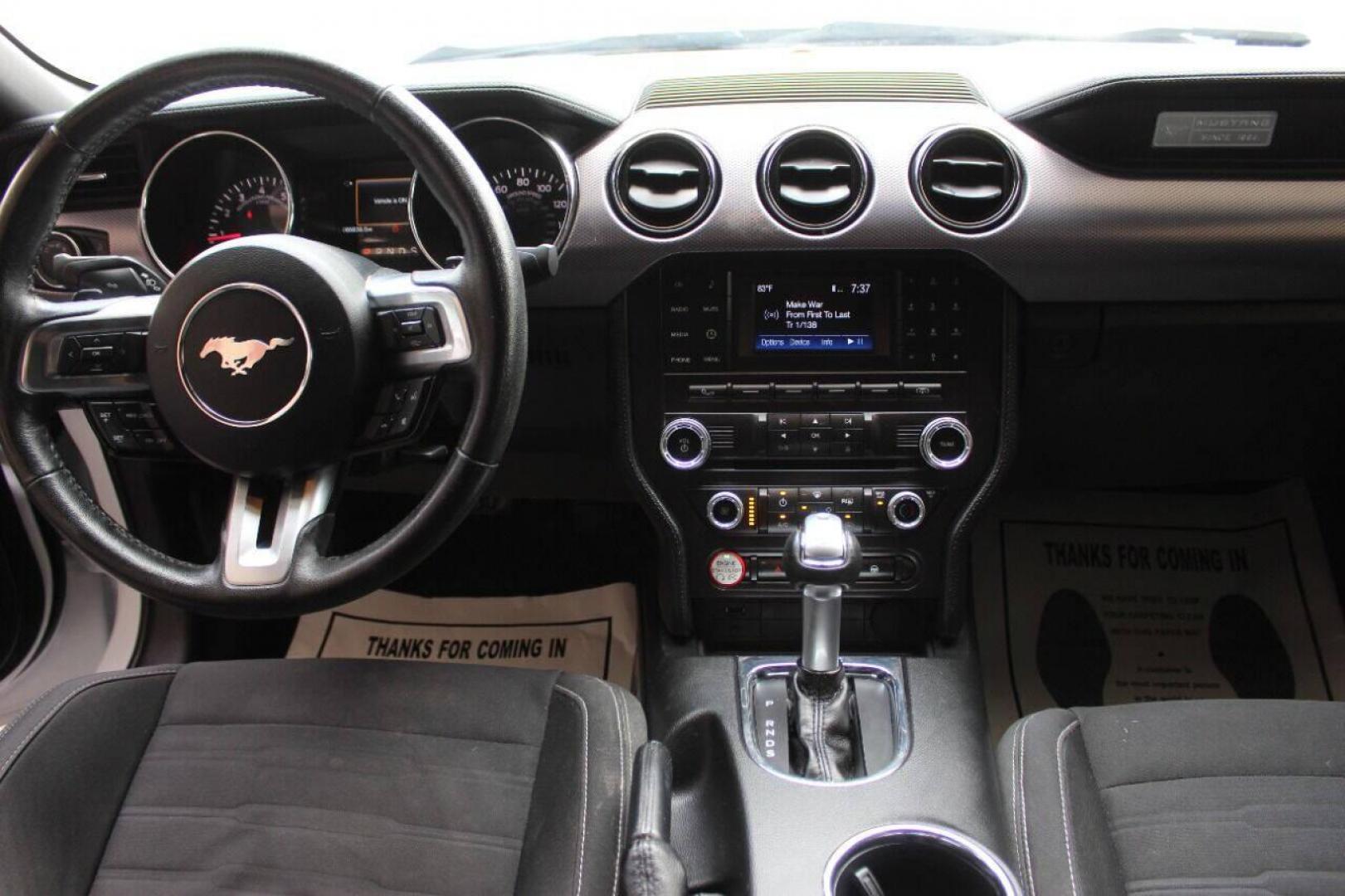 2017 White Ford Mustang EcoBoost Coupe (1FA6P8TH1H5) with an 2.3L L4 DOHC 16V engine, Automatic 6-Speed transmission, located at 4301 NW 39th , Oklahoma City, OK, 73112, (405) 949-5600, 35.512135, -97.598671 - NO DRIVERS LICENCE NO-FULL COVERAGE INSURANCE-NO CREDIT CHECK. COME ON OVER TO SUPERSPORTS AND TAKE A LOOK AND TEST DRIVE. PLEASE GIVE US A CALL AT (405) 949-5600. NO LICENSIA DE MANEJAR- NO SEGURO DE COBERTURA TOTAL- NO VERIFICACCION DE CREDITO. POR FAVOR VENGAN A SUPERSPORTS, ECHE UN - Photo#15