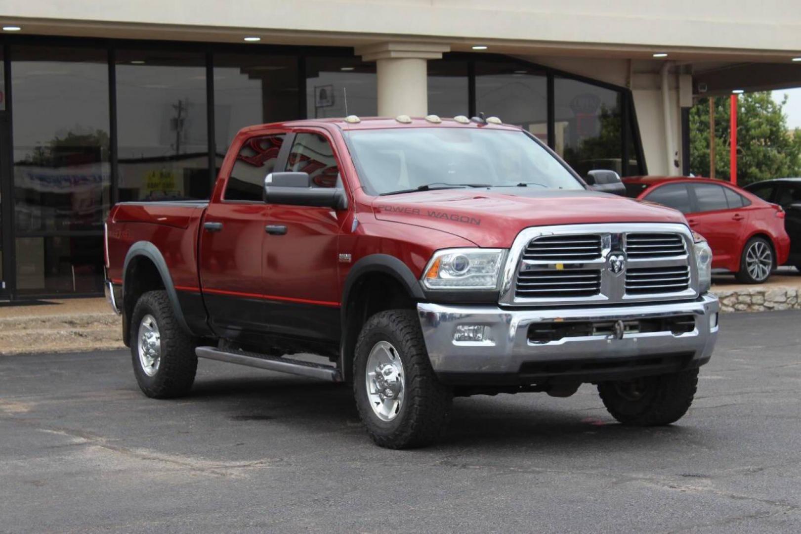 2013 Burgundy RAM 2500 Powerwagon Crew Cab SWB 4WD (3C6TR5ET8DG) with an 5.7L V8 OHV 16V engine, 6-Speed Automatic transmission, located at 4301 NW 39th , Oklahoma City, OK, 73112, (405) 949-5600, 35.512135, -97.598671 - Photo#0