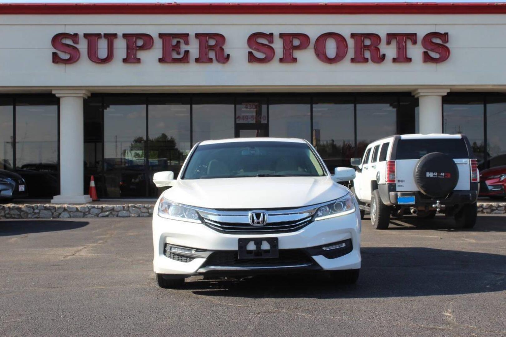 2017 White Honda Accord EX-L Sedan CVT (1HGCR2F87HA) with an 2.4L L4 DOHC 16V engine, CVT transmission, located at 4301 NW 39th , Oklahoma City, OK, 73112, (405) 949-5600, 35.512135, -97.598671 - Photo#0