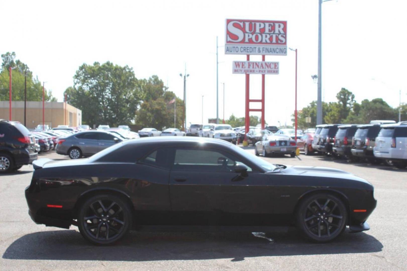 2019 Black Dodge Challenger R/T Plus (2C3CDZBT1KH) with an 5.7L V8 OHV 16V engine, 6A transmission, located at 4301 NW 39th , Oklahoma City, OK, 73112, (405) 949-5600, 35.512135, -97.598671 - NO DRIVERS LICENCE NO-FULL COVERAGE INSURANCE-NO CREDIT CHECK. COME ON OVER TO SUPERSPORTS AND TAKE A LOOK AND TEST DRIVE. PLEASE GIVE US A CALL AT (405) 949-5600. NO LICENSIA DE MANEJAR- NO SEGURO DE COBERTURA TOTAL- NO VERIFICACCION DE CREDITO. POR FAVOR VENGAN A SUPERSPORTS, ECHE UN - Photo#3