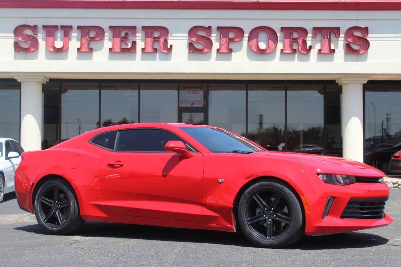 2018 Red Chevrolet Camaro 1LT Coupe (1G1FB1RX0J0) with an 2.0L L4 DOHC 16V TURBO engine, 6A transmission, located at 4301 NW 39th , Oklahoma City, OK, 73112, (405) 949-5600, 35.512135, -97.598671 - NO DRIVERS LICENCE NO-FULL COVERAGE INSURANCE-NO CREDIT CHECK. COME ON OVER TO SUPERSPORTS AND TAKE A LOOK AND TEST DRIVE. PLEASE GIVE US A CALL AT (405) 949-5600. NO LICENSIA DE MANEJAR- NO SEGURO DE COBERTURA TOTAL- NO VERIFICACCION DE CREDITO. POR FAVOR VENGAN A SUPERSPORTS, ECHE UN - Photo#0