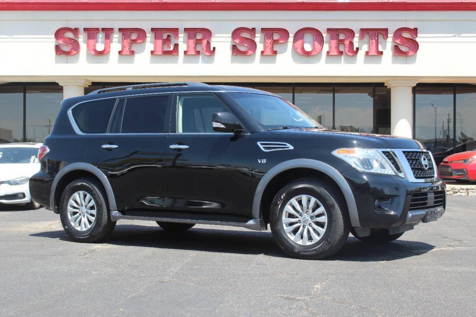 2019 Black Nissan Armada SV AWD (JN8AY2NC4K9) with an 5.6L V8 DOHC 32V engine, 7A transmission, located at 4301 NW 39th , Oklahoma City, OK, 73112, (405) 949-5600, 35.512135, -97.598671 - NO DRIVERS LICENCE NO-FULL COVERAGE INSURANCE-NO CREDIT CHECK. COME ON OVER TO SUPERSPORTS AND TAKE A LOOK AND TEST DRIVE. PLEASE GIVE US A CALL AT (405) 949-5600. NO LICENSIA DE MANEJAR- NO SEGURO DE COBERTURA TOTAL- NO VERIFICACCION DE CREDITO. POR FAVOR VENGAN A SUPERSPORTS, ECHE UN - Photo#0