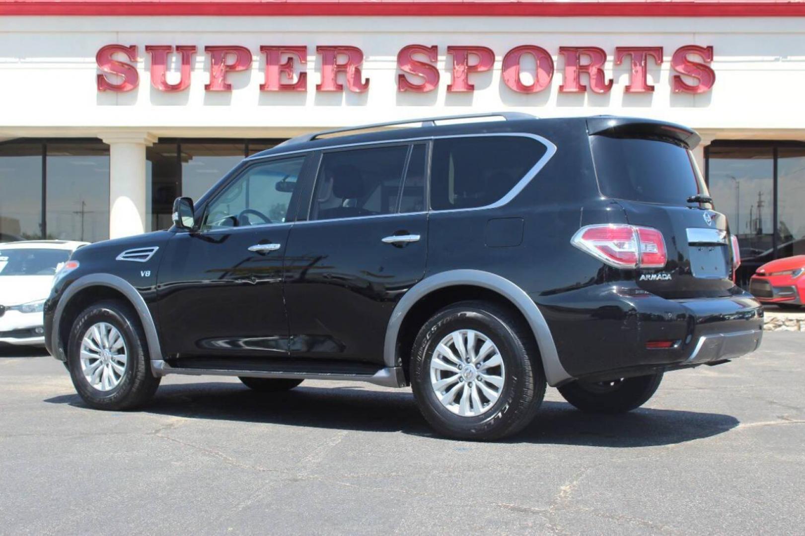 2019 Black Nissan Armada SV AWD (JN8AY2NC4K9) with an 5.6L V8 DOHC 32V engine, 7A transmission, located at 4301 NW 39th , Oklahoma City, OK, 73112, (405) 949-5600, 35.512135, -97.598671 - NO DRIVERS LICENCE NO-FULL COVERAGE INSURANCE-NO CREDIT CHECK. COME ON OVER TO SUPERSPORTS AND TAKE A LOOK AND TEST DRIVE. PLEASE GIVE US A CALL AT (405) 949-5600. NO LICENSIA DE MANEJAR- NO SEGURO DE COBERTURA TOTAL- NO VERIFICACCION DE CREDITO. POR FAVOR VENGAN A SUPERSPORTS, ECHE UN - Photo#4