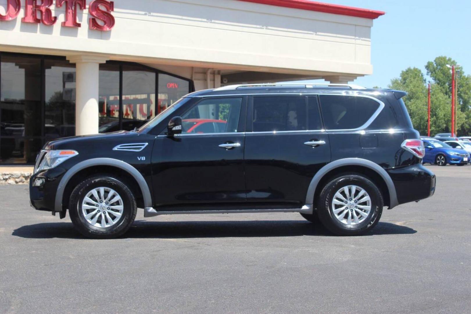 2019 Black Nissan Armada SV AWD (JN8AY2NC4K9) with an 5.6L V8 DOHC 32V engine, 7A transmission, located at 4301 NW 39th , Oklahoma City, OK, 73112, (405) 949-5600, 35.512135, -97.598671 - NO DRIVERS LICENCE NO-FULL COVERAGE INSURANCE-NO CREDIT CHECK. COME ON OVER TO SUPERSPORTS AND TAKE A LOOK AND TEST DRIVE. PLEASE GIVE US A CALL AT (405) 949-5600. NO LICENSIA DE MANEJAR- NO SEGURO DE COBERTURA TOTAL- NO VERIFICACCION DE CREDITO. POR FAVOR VENGAN A SUPERSPORTS, ECHE UN - Photo#5