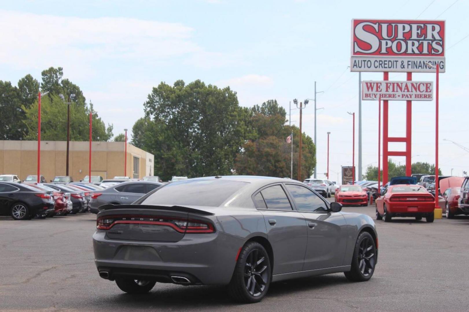 2019 Pewter Dodge Charger SXT (2C3CDXBG3KH) with an 3.6L V6 DOHC 24V engine, 8A transmission, located at 4301 NW 39th , Oklahoma City, OK, 73112, (405) 949-5600, 35.512135, -97.598671 - NO DRIVERS LICENCE NO-FULL COVERAGE INSURANCE-NO CREDIT CHECK. COME ON OVER TO SUPERSPORTS AND TAKE A LOOK AND TEST DRIVE. PLEASE GIVE US A CALL AT (405) 949-5600. NO LICENSIA DE MANEJAR- NO SEGURO DE COBERTURA TOTAL- NO VERIFICACCION DE CREDITO. POR FAVOR VENGAN A SUPERSPORTS, ECHE UN - Photo#3