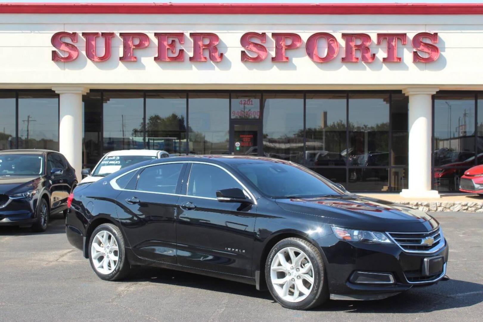 2017 Black Chevrolet Impala LT (2G1105S31H9) with an 3.6L V6 DOHC 24V engine, 6A transmission, located at 4301 NW 39th , Oklahoma City, OK, 73112, (405) 949-5600, 35.512135, -97.598671 - NO DRIVERS LICENCE NO-FULL COVERAGE INSURANCE-NO CREDIT CHECK. COME ON OVER TO SUPERSPORTS AND TAKE A LOOK AND TEST DRIVE. PLEASE GIVE US A CALL AT (405) 949-5600. NO LICENSIA DE MANEJAR- NO SEGURO DE COBERTURA TOTAL- NO VERIFICACCION DE CREDITO. POR FAVOR VENGAN A SUPERSPORTS, ECHE UN - Photo#0