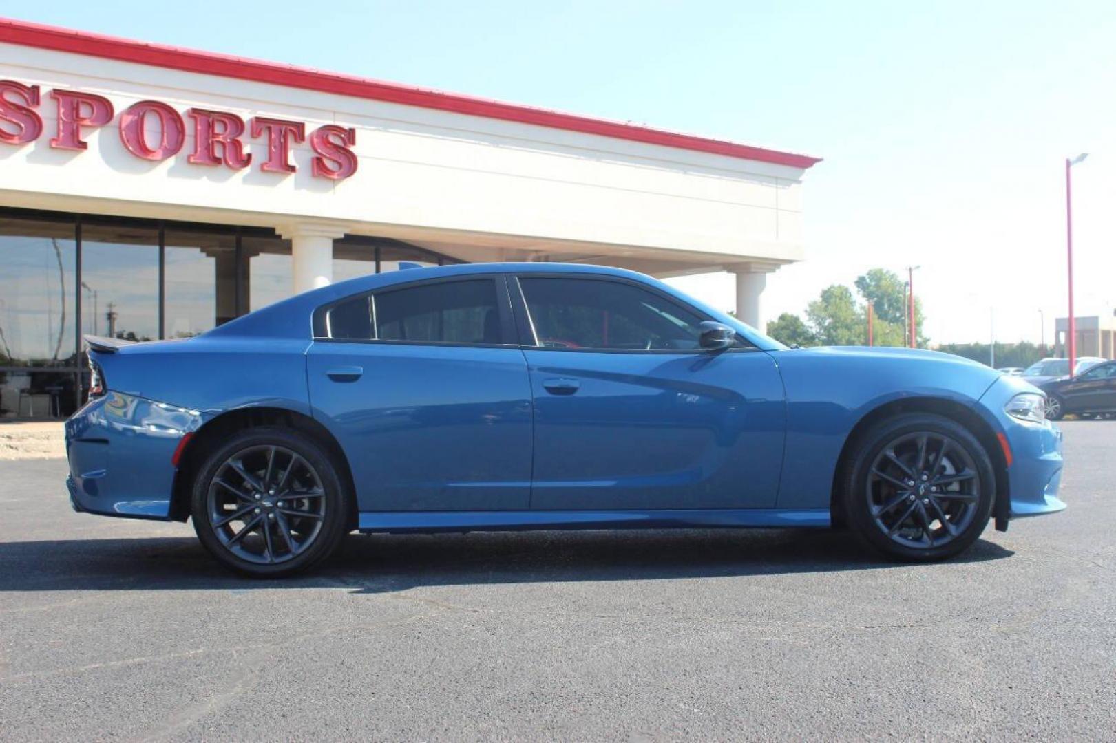 2021 Blue Dodge Charger GT AWD (2C3CDXMGXMH) with an 3.6L V6 DOHC 24V engine, 8A transmission, located at 4301 NW 39th , Oklahoma City, OK, 73112, (405) 949-5600, 35.512135, -97.598671 - NO DRIVERS LICENCE NO-FULL COVERAGE INSURANCE-NO CREDIT CHECK. COME ON OVER TO SUPERSPORTS AND TAKE A LOOK AND TEST DRIVE. PLEASE GIVE US A CALL AT (405) 949-5600. NO LICENSIA DE MANEJAR- NO SEGURO DE COBERTURA TOTAL- NO VERIFICACCION DE CREDITO. POR FAVOR VENGAN A SUPERSPORTS, ECHE UN - Photo#2