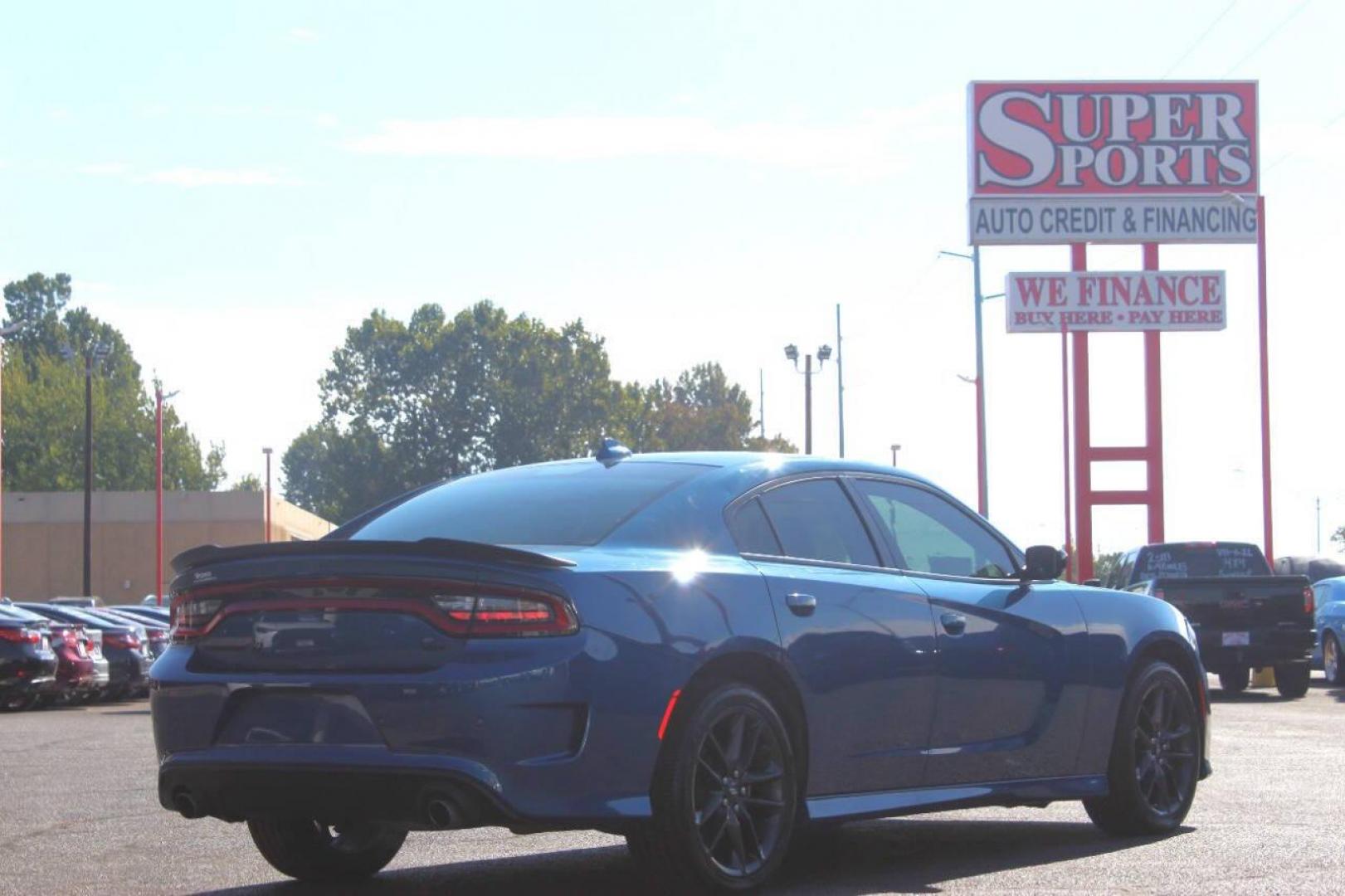 2021 Blue Dodge Charger GT AWD (2C3CDXMGXMH) with an 3.6L V6 DOHC 24V engine, 8A transmission, located at 4301 NW 39th , Oklahoma City, OK, 73112, (405) 949-5600, 35.512135, -97.598671 - NO DRIVERS LICENCE NO-FULL COVERAGE INSURANCE-NO CREDIT CHECK. COME ON OVER TO SUPERSPORTS AND TAKE A LOOK AND TEST DRIVE. PLEASE GIVE US A CALL AT (405) 949-5600. NO LICENSIA DE MANEJAR- NO SEGURO DE COBERTURA TOTAL- NO VERIFICACCION DE CREDITO. POR FAVOR VENGAN A SUPERSPORTS, ECHE UN - Photo#3